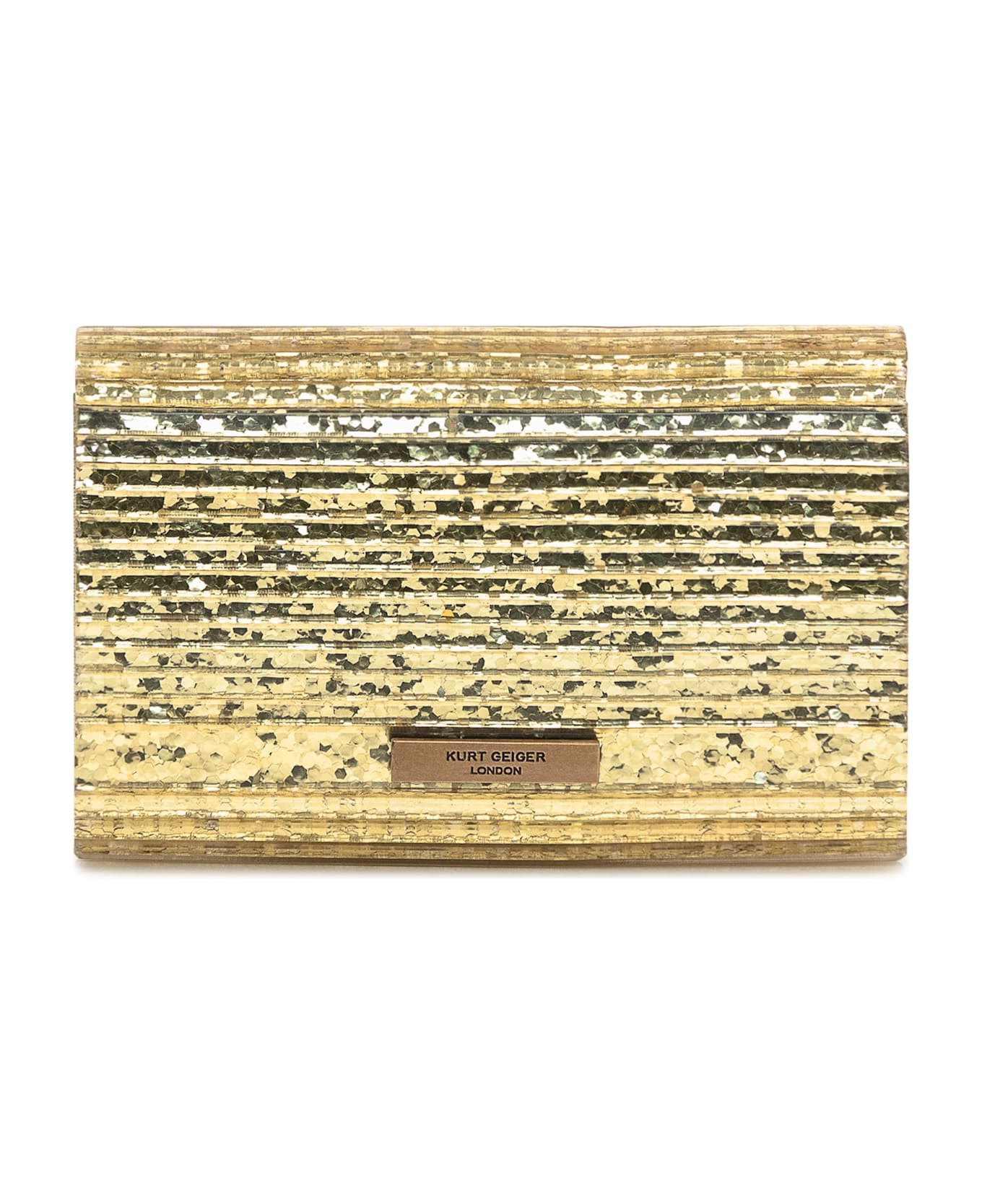 Kurt Geiger Party Eagle Clutch - GOLD