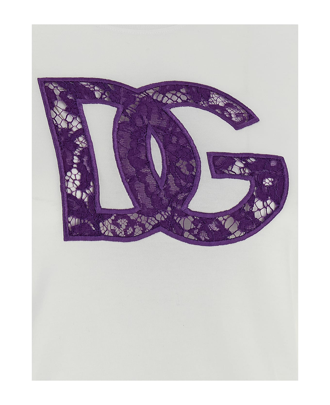 Dolce 
Gabbana Lace T-shirt - White
