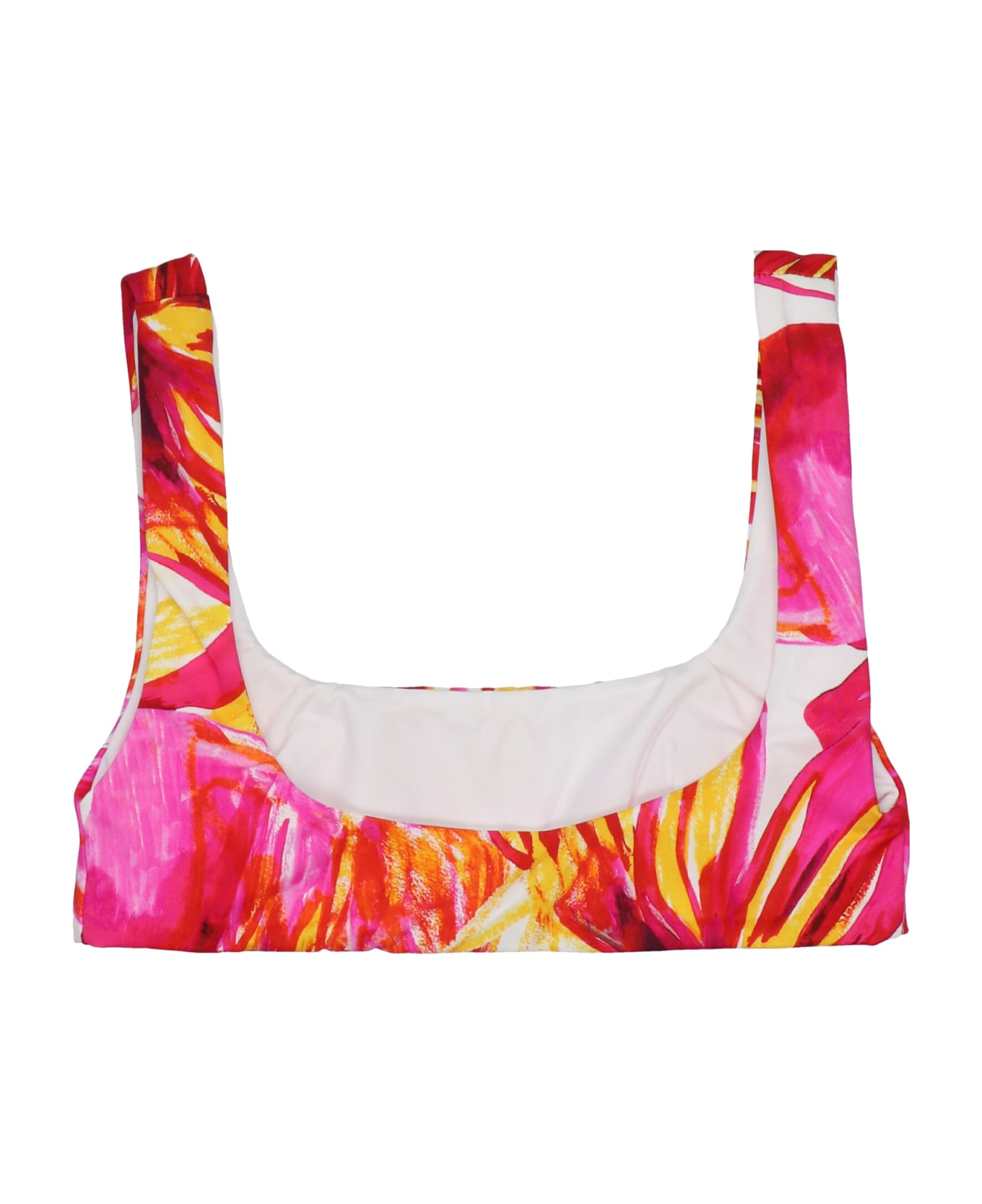 Louisa Ballou 'scoop' Bikini Top - Multicolor