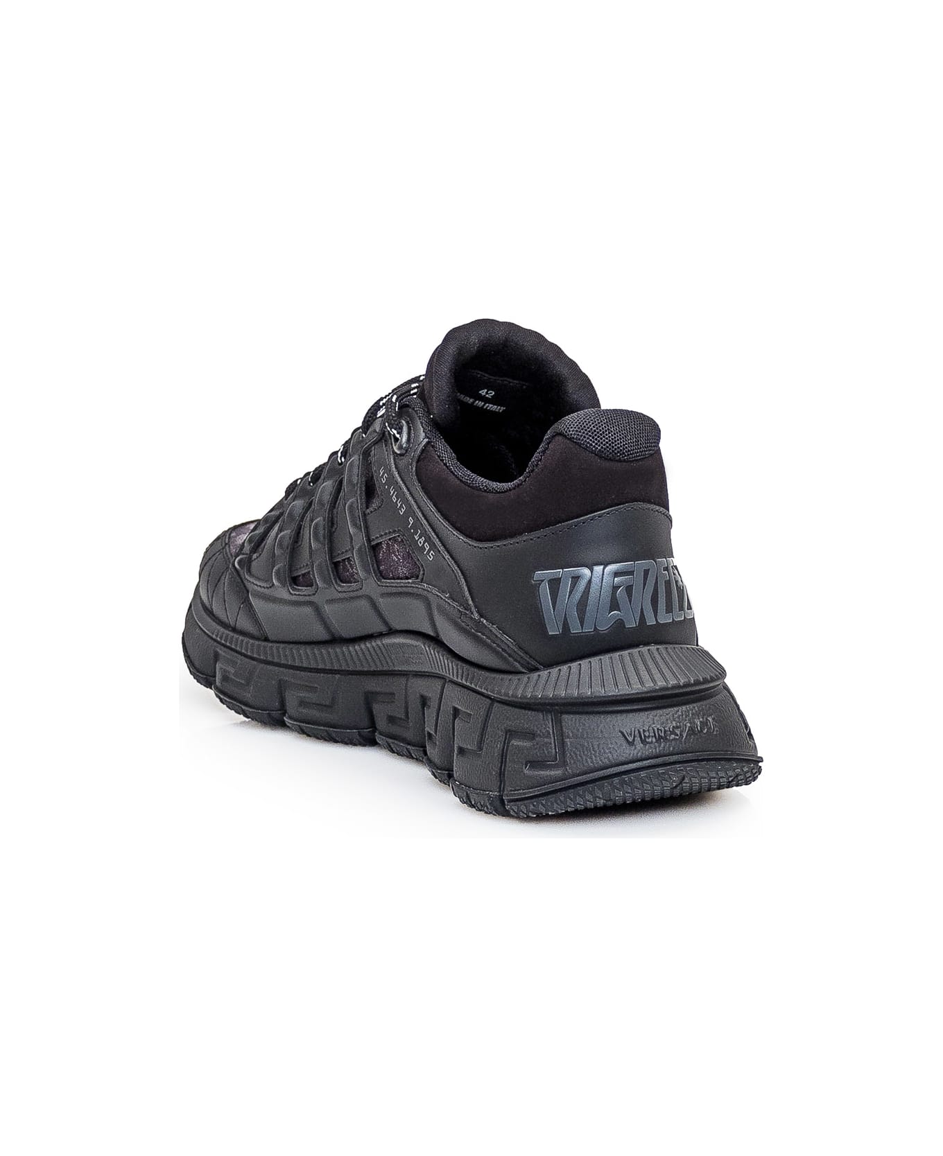 Versace Trigreca Barocco Sneaker - BLACK