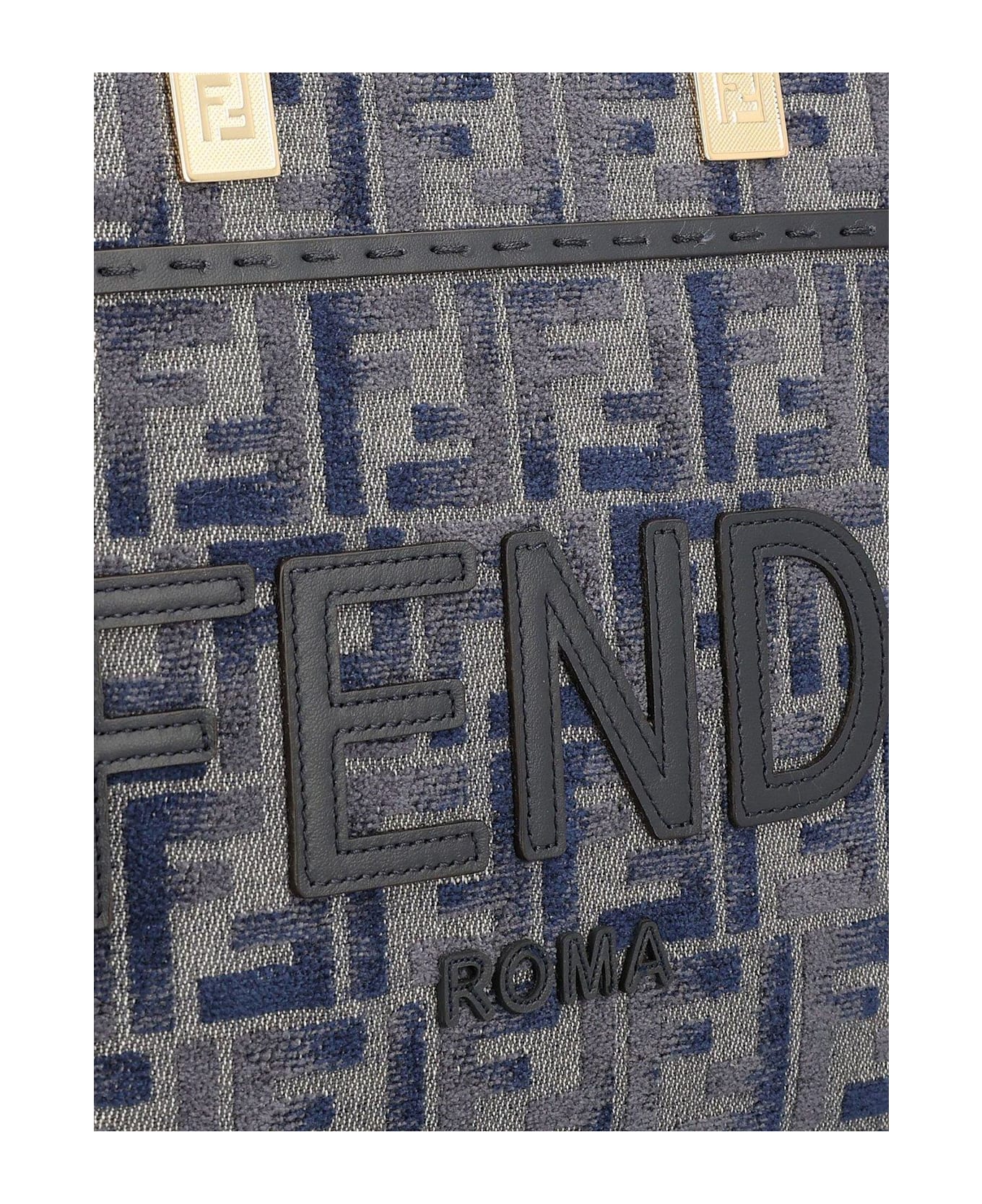 Fendi Sunshine Small Shopper Bag - Bl+grigio+bl Nott+os