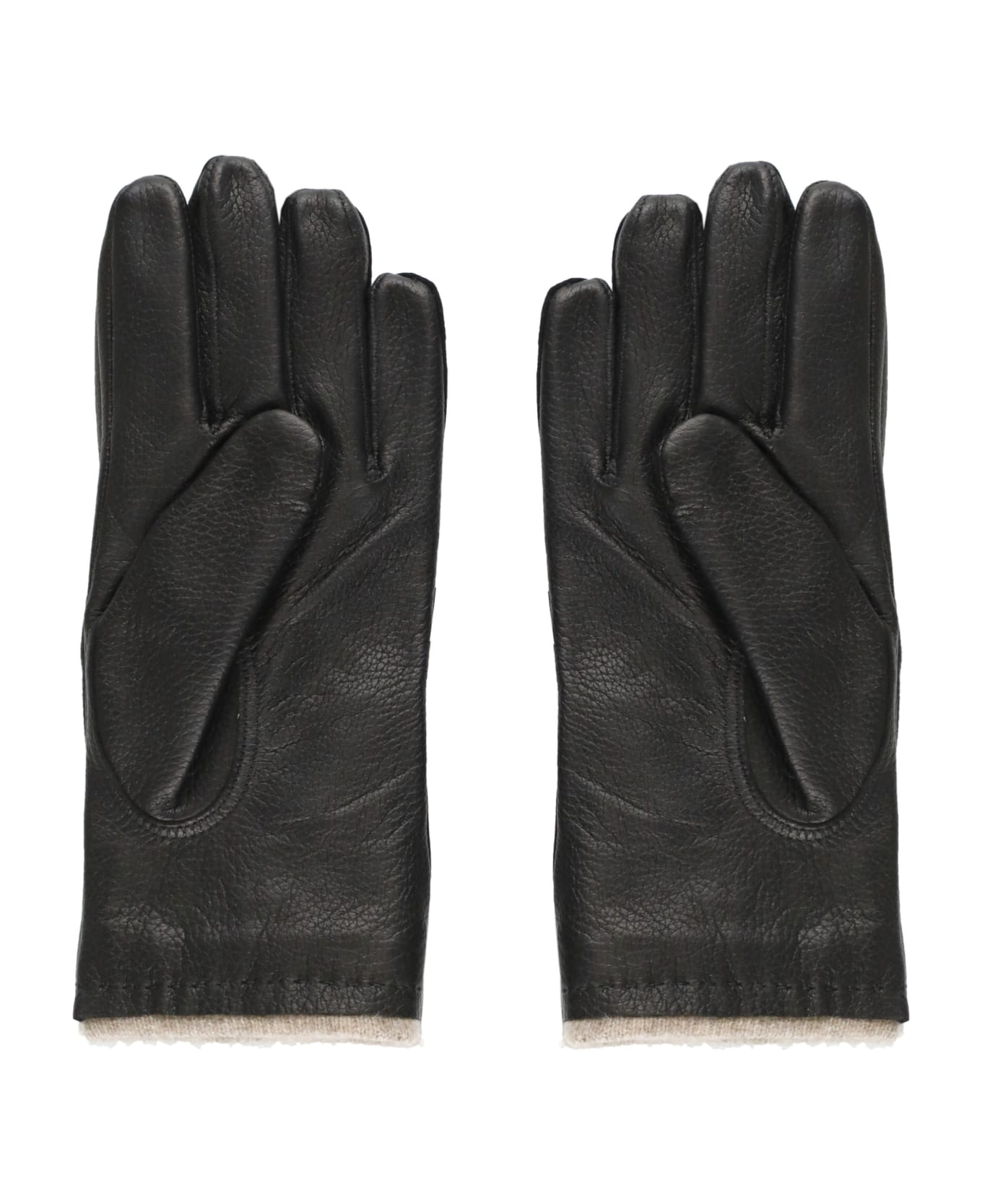 Orciani Drummed Gloves - Black