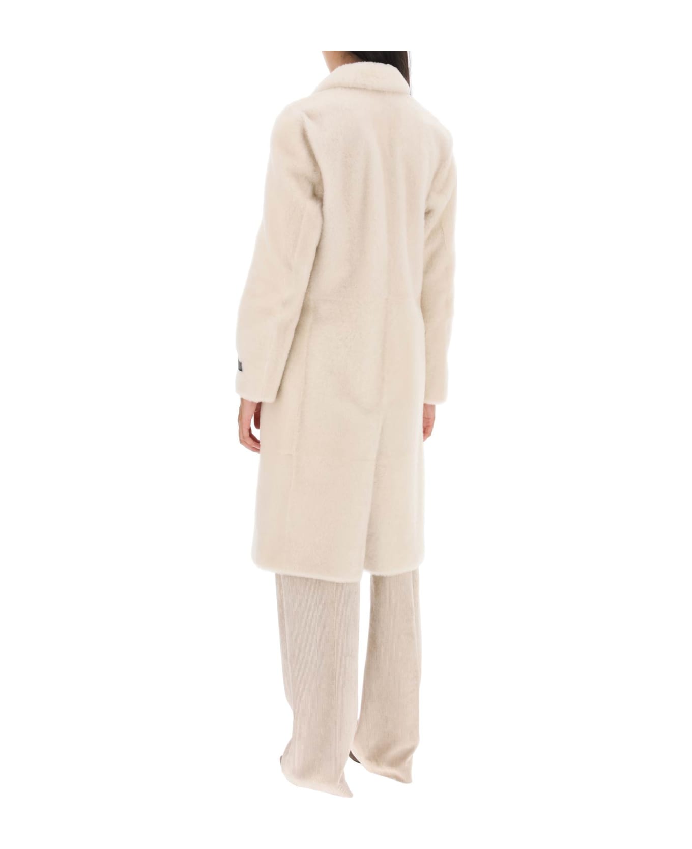 Brunello Cucinelli Reversible Shearling Coat - BIANCO INVERNALE (White) コート