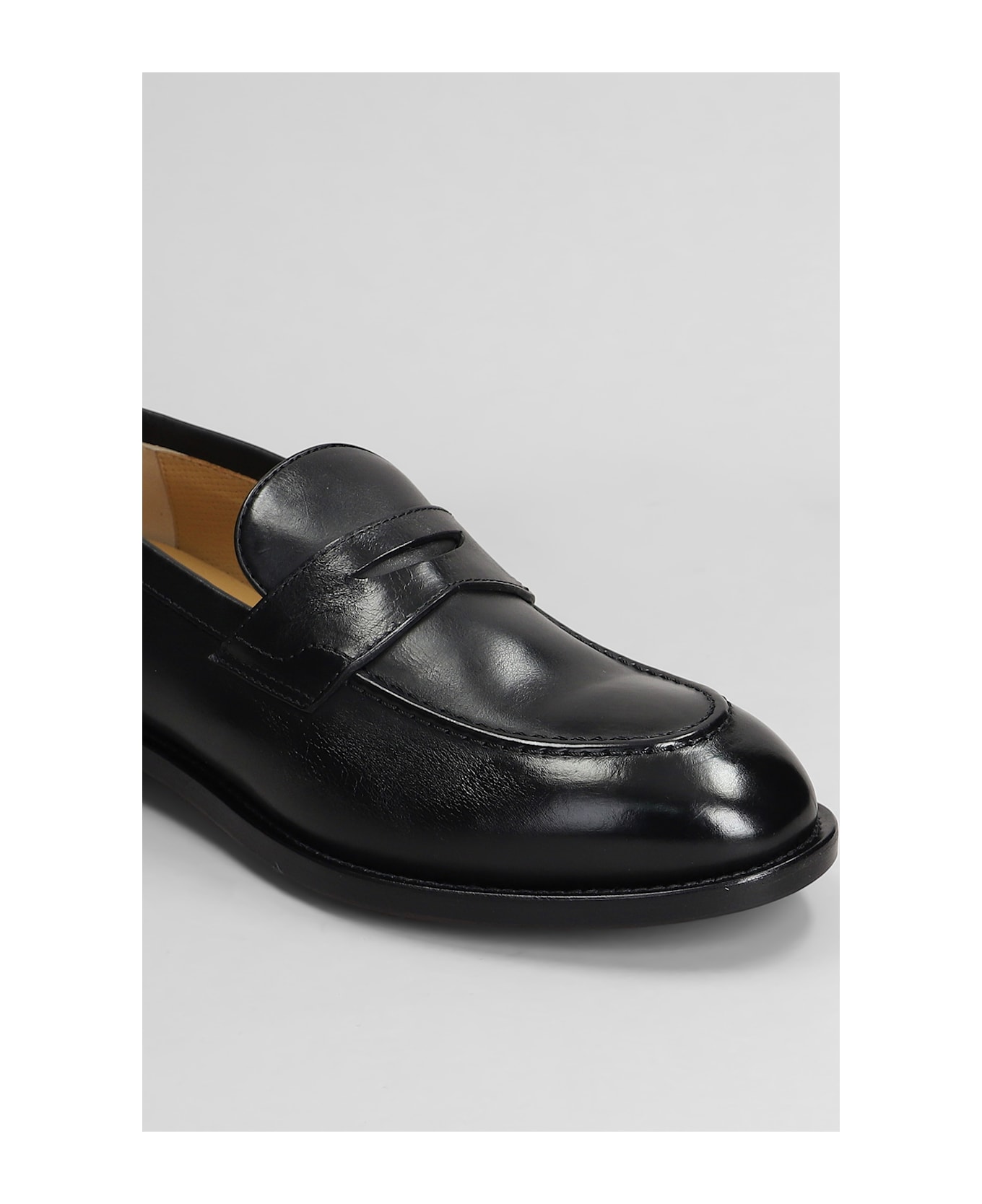 Henderson Baracco Loafers In Black Leather - black