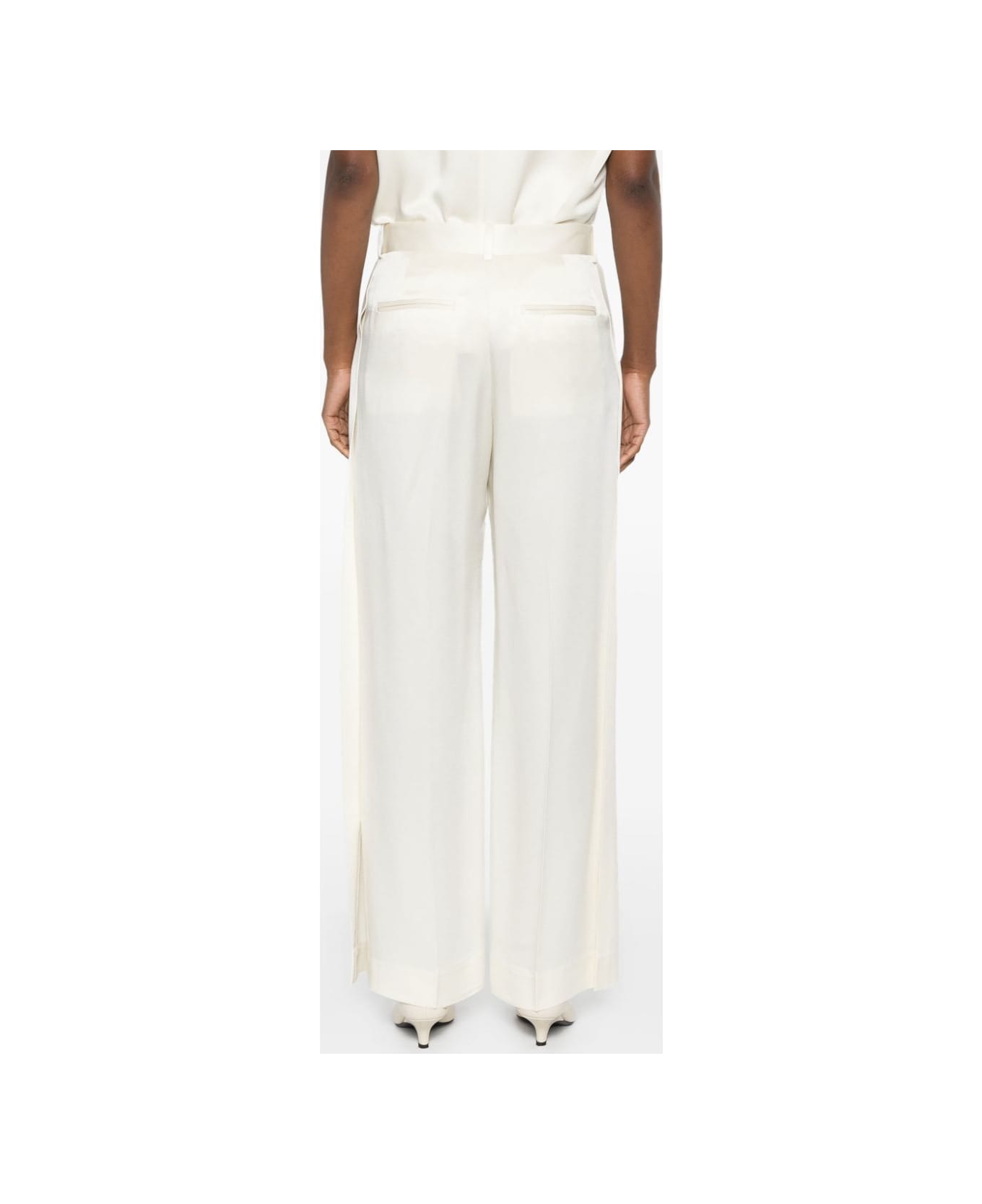 Totême Wide-leg Trousers - White