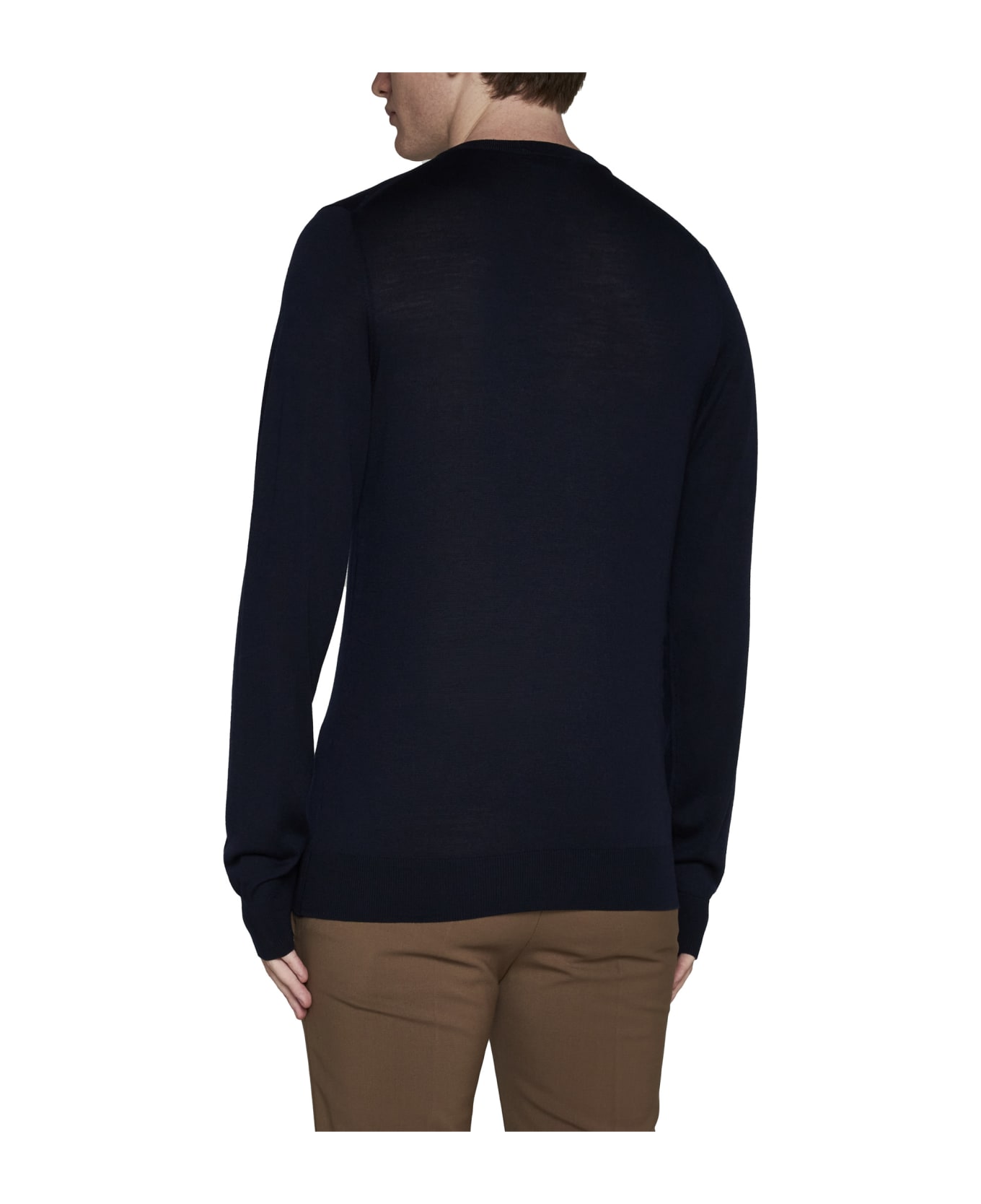 Piacenza Cashmere Sweater - Blue navy ニットウェア