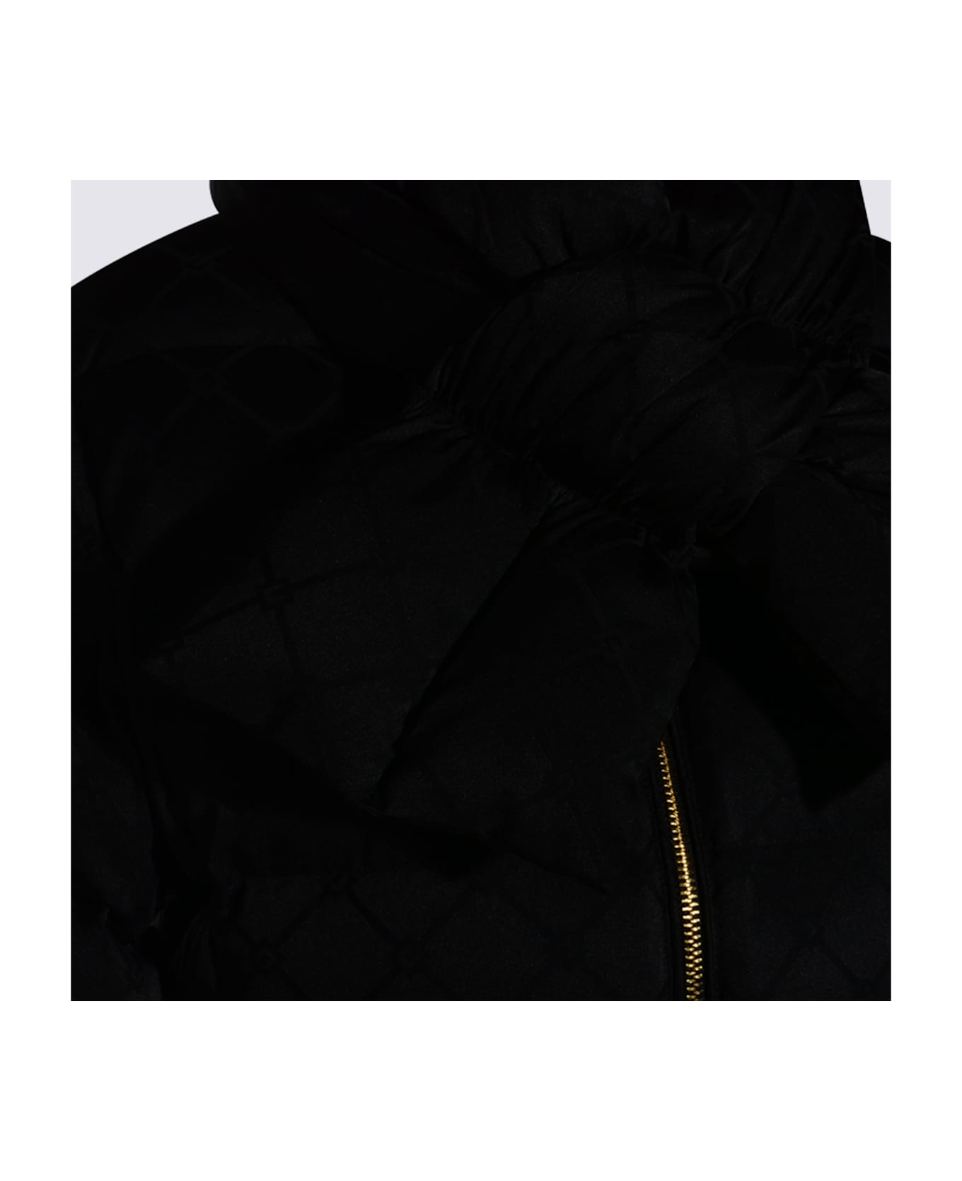 Elisabetta Franchi Black Down Jacket - Black
