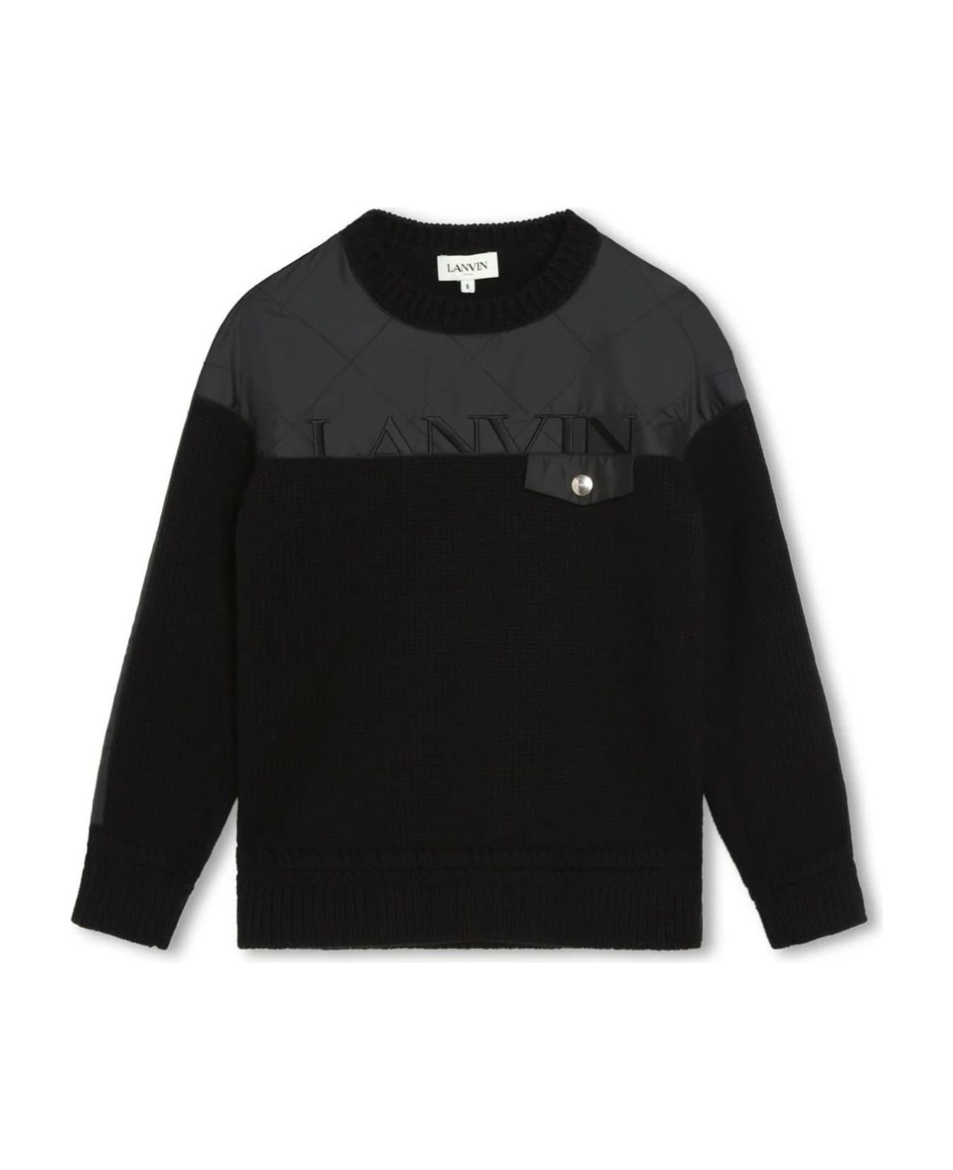 Lanvin Black Cotton Pullover - B Nero