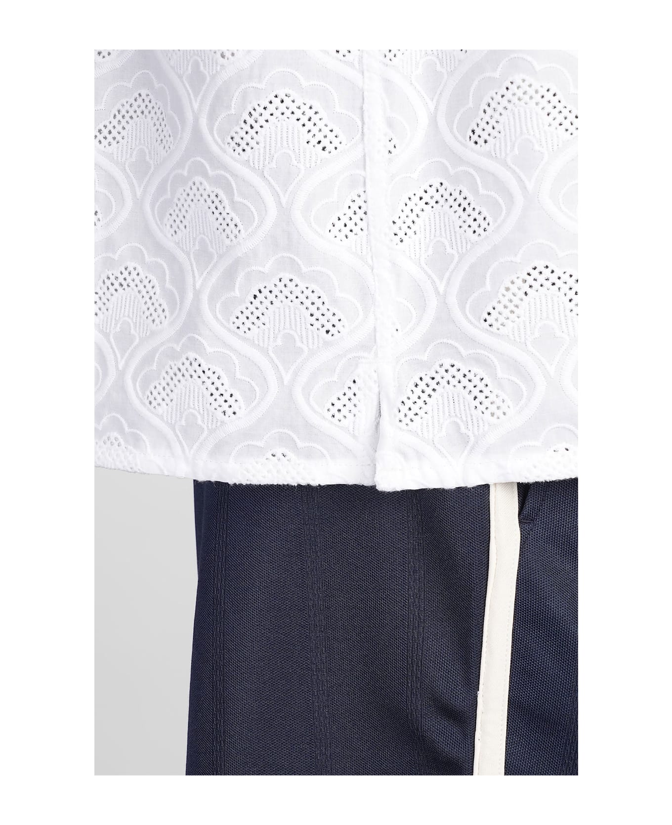 Drôle de Monsieur Shirt In White Cotton - white