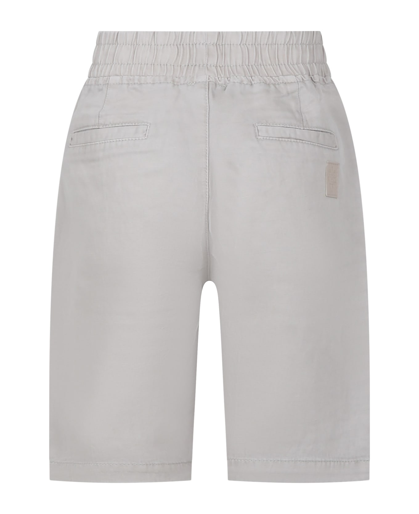 Eleventy Gray Casual Shorts For Boy - Grey
