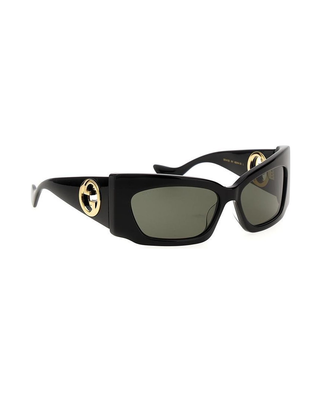 Gucci Gg Logo Sunglasses - Black