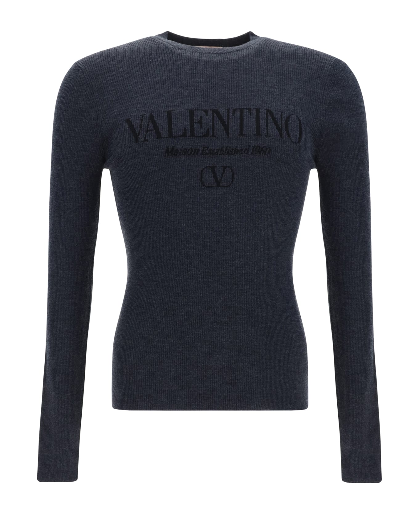 Valentino Wool Knitwear - Grigio Melange