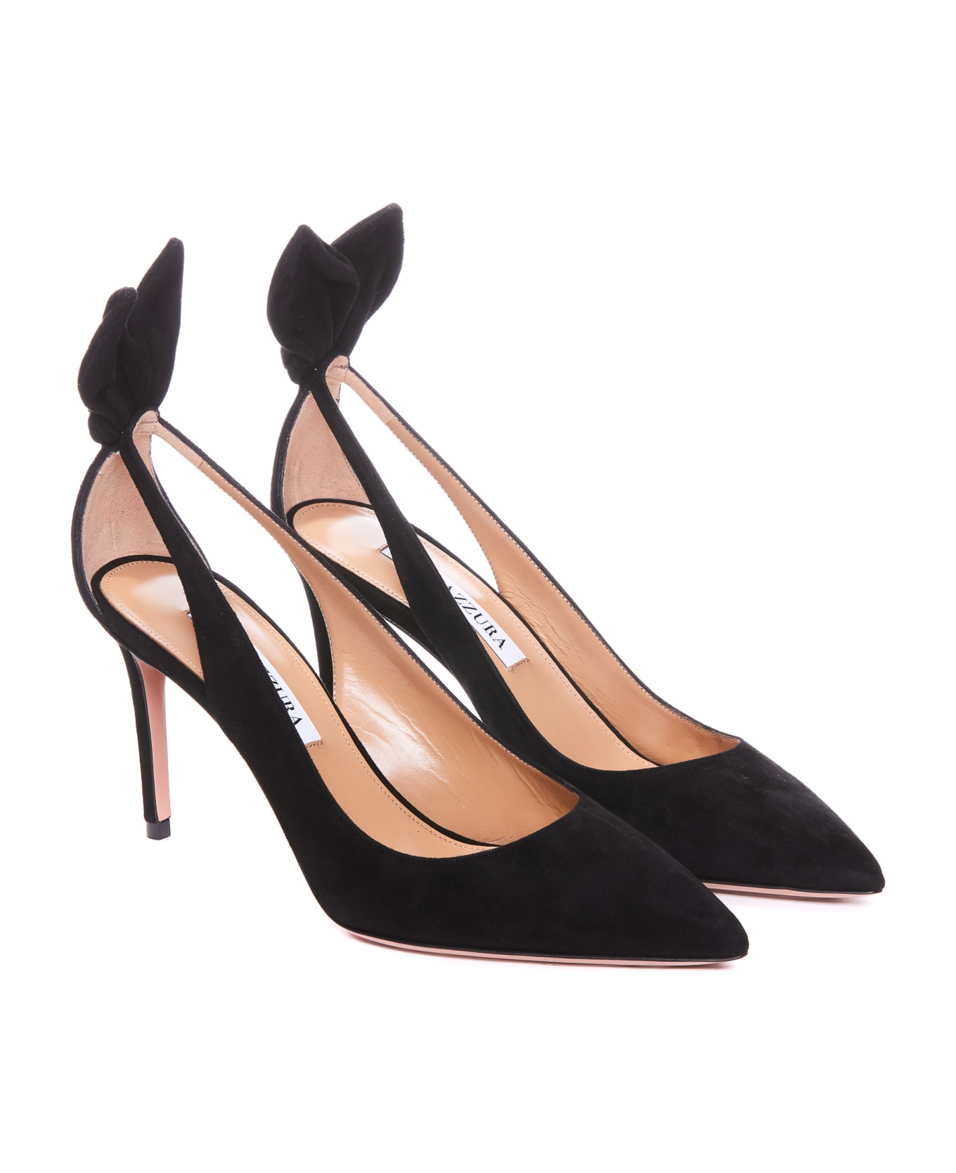 Aquazzura Bow Tie Pumps - Black
