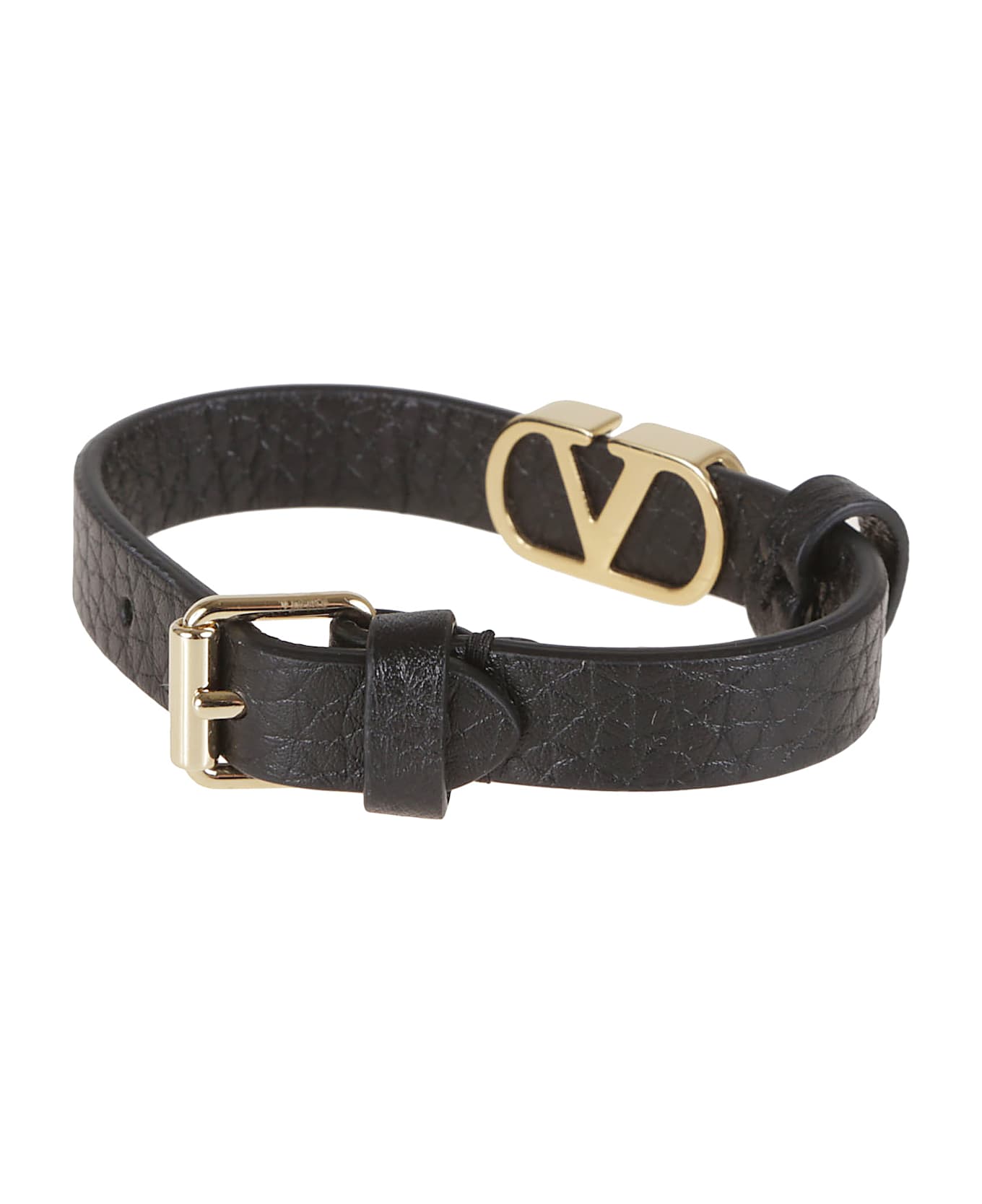 Valentino Garavani Leather Bracelet - No Nero