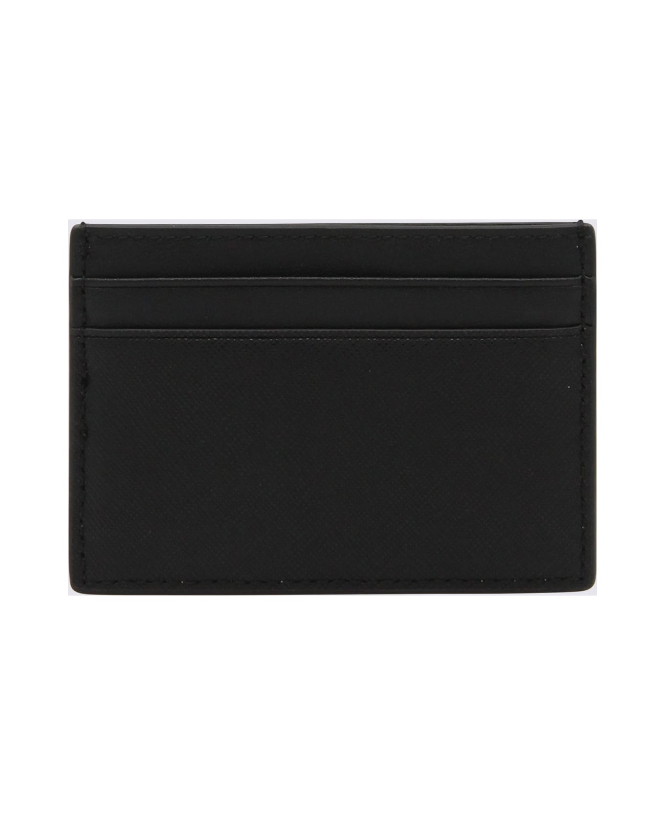 Bally Black Leather Cardholder - Black