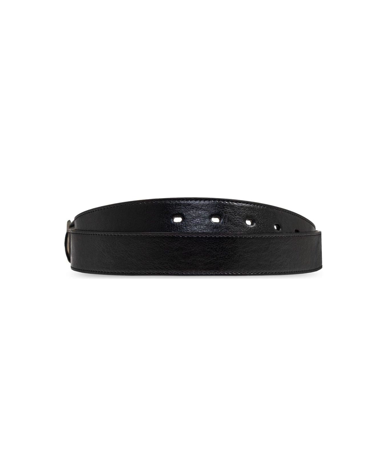 Fendi Buckle Decorated Belt - Black