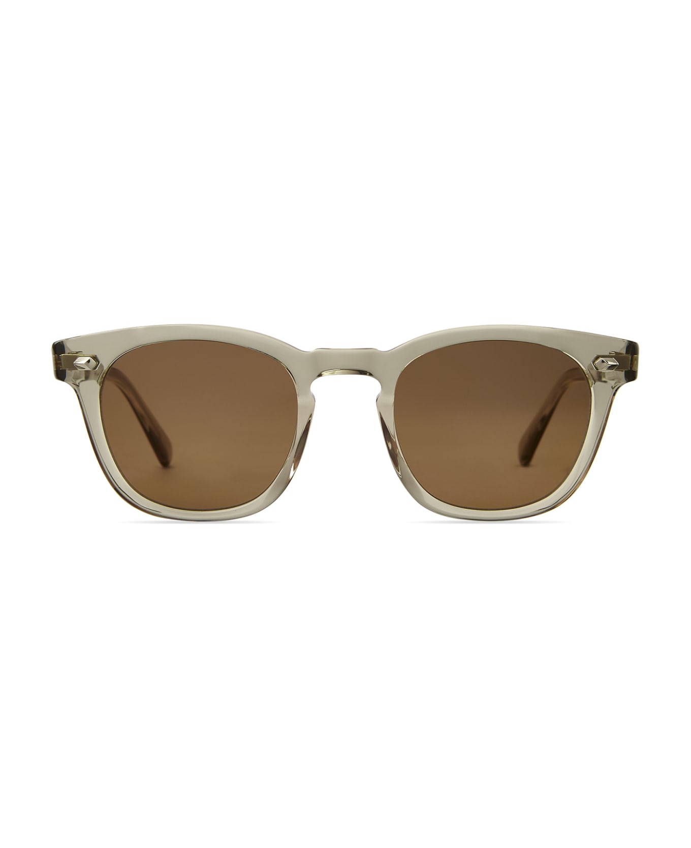 Mr. Leight Hanalei S Olivine-white Gold Sunglasses - Olivine-White Gold