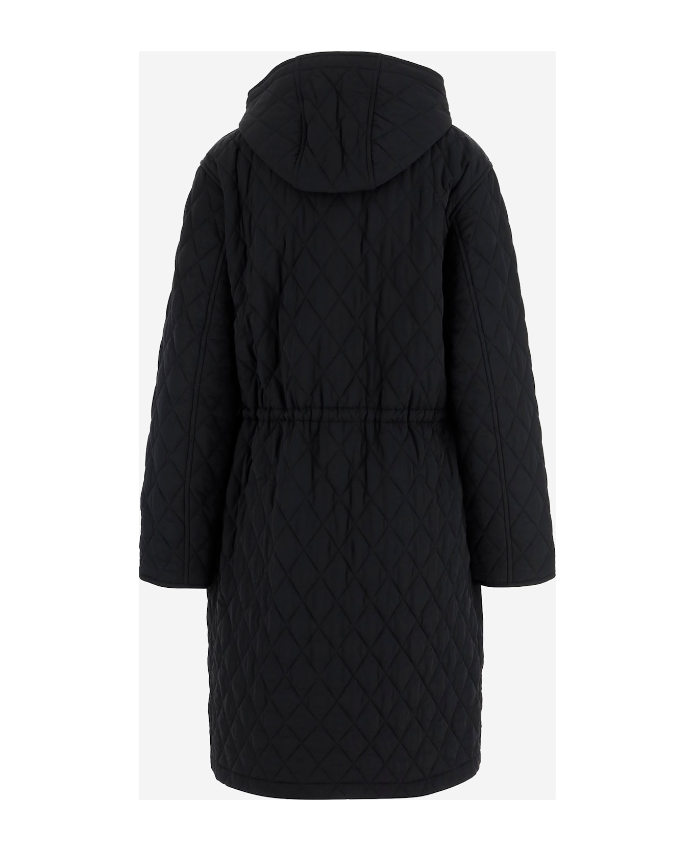 Burberry Quilted Nylon Parka - BLACK / SNUG