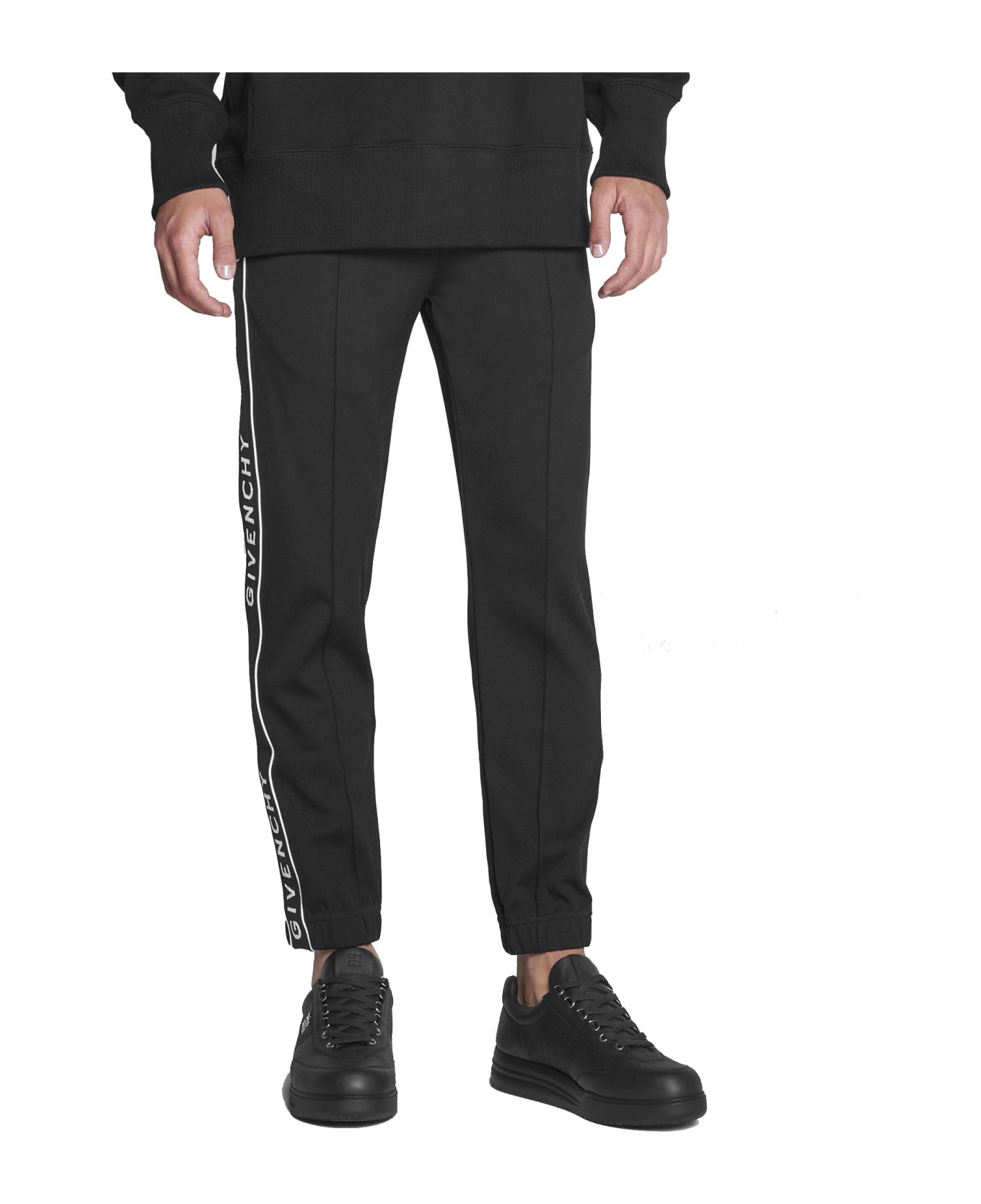 Givenchy Logo Pants - Black