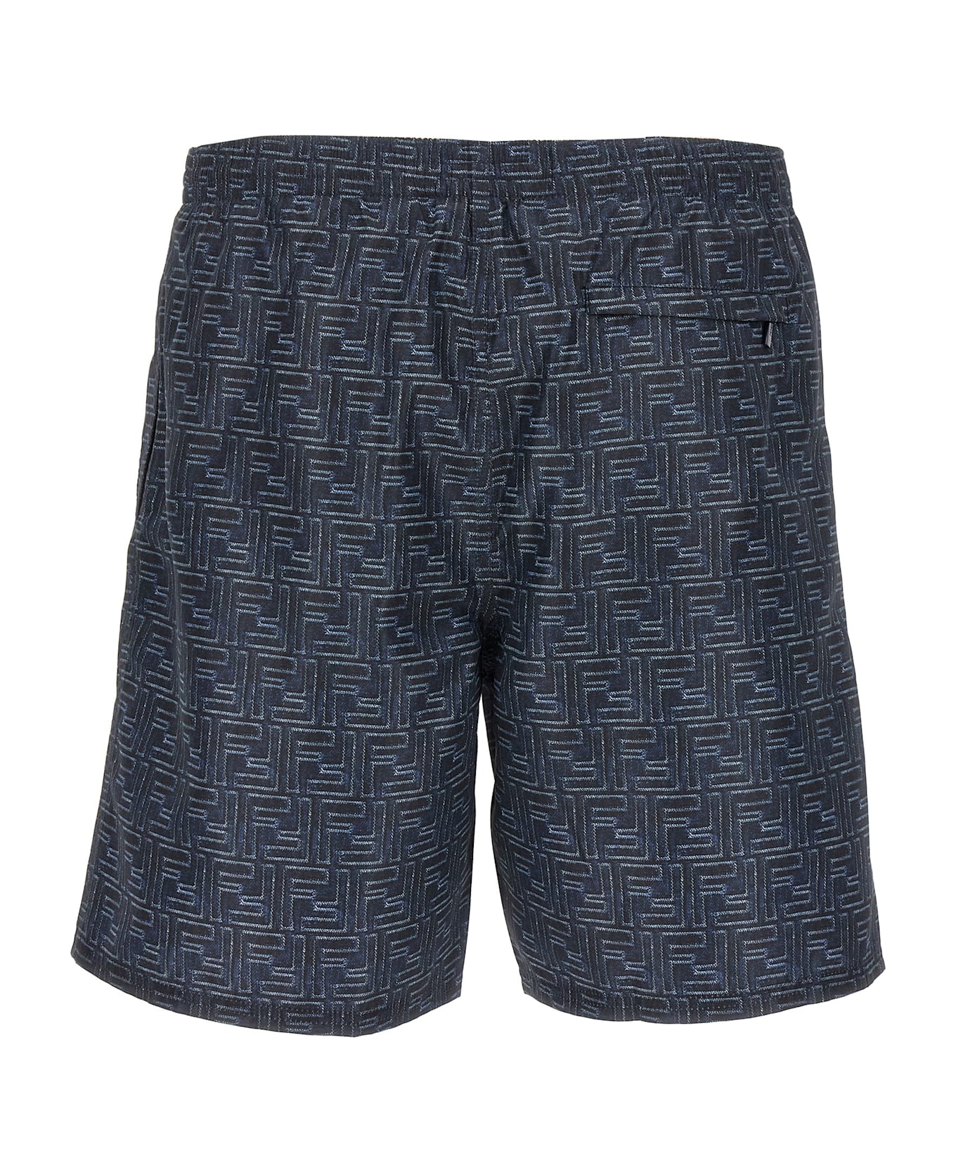 Fendi Denim Effect Swimsuit - Blue
