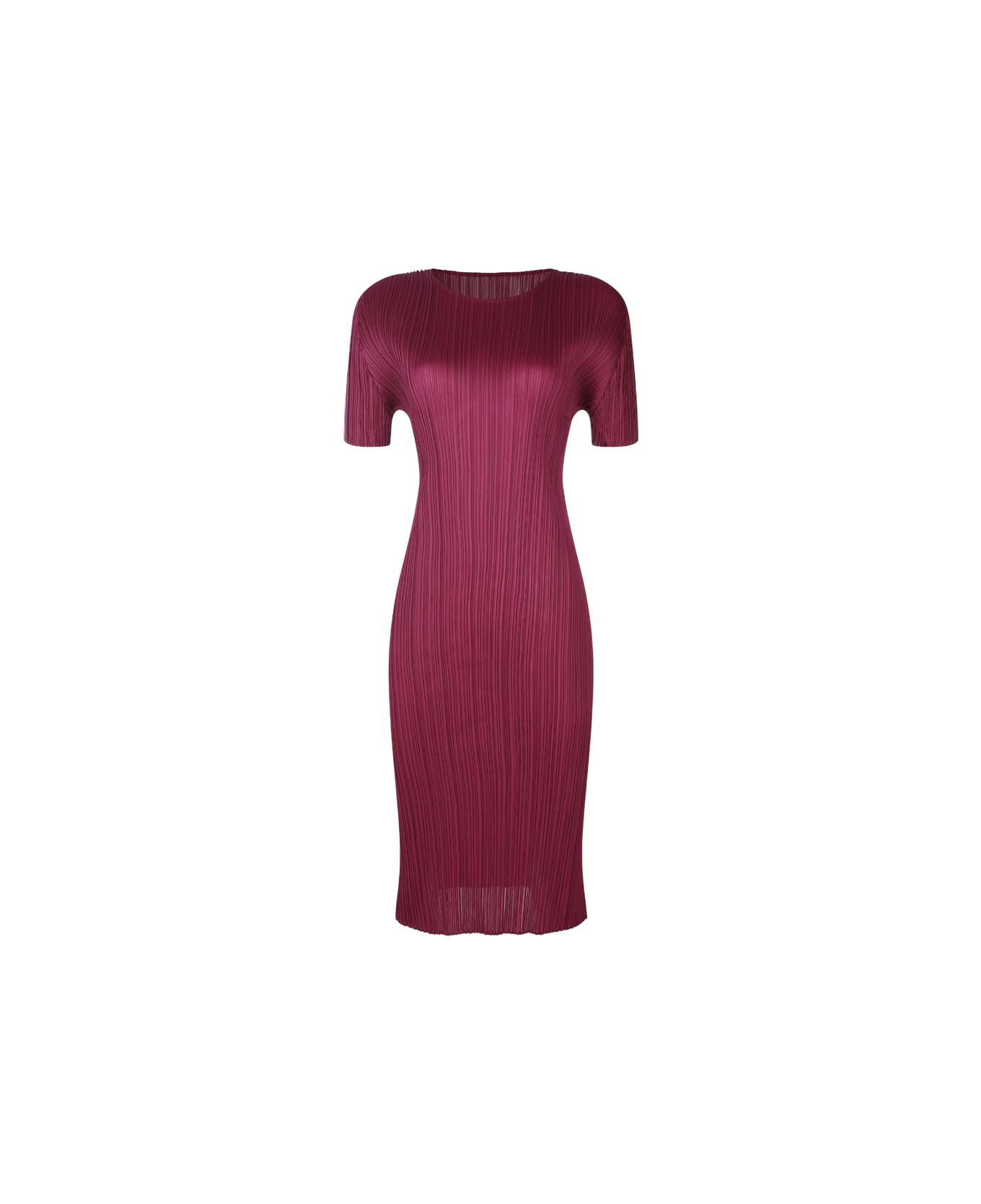 Pleats Please Issey Miyake Dress - RED