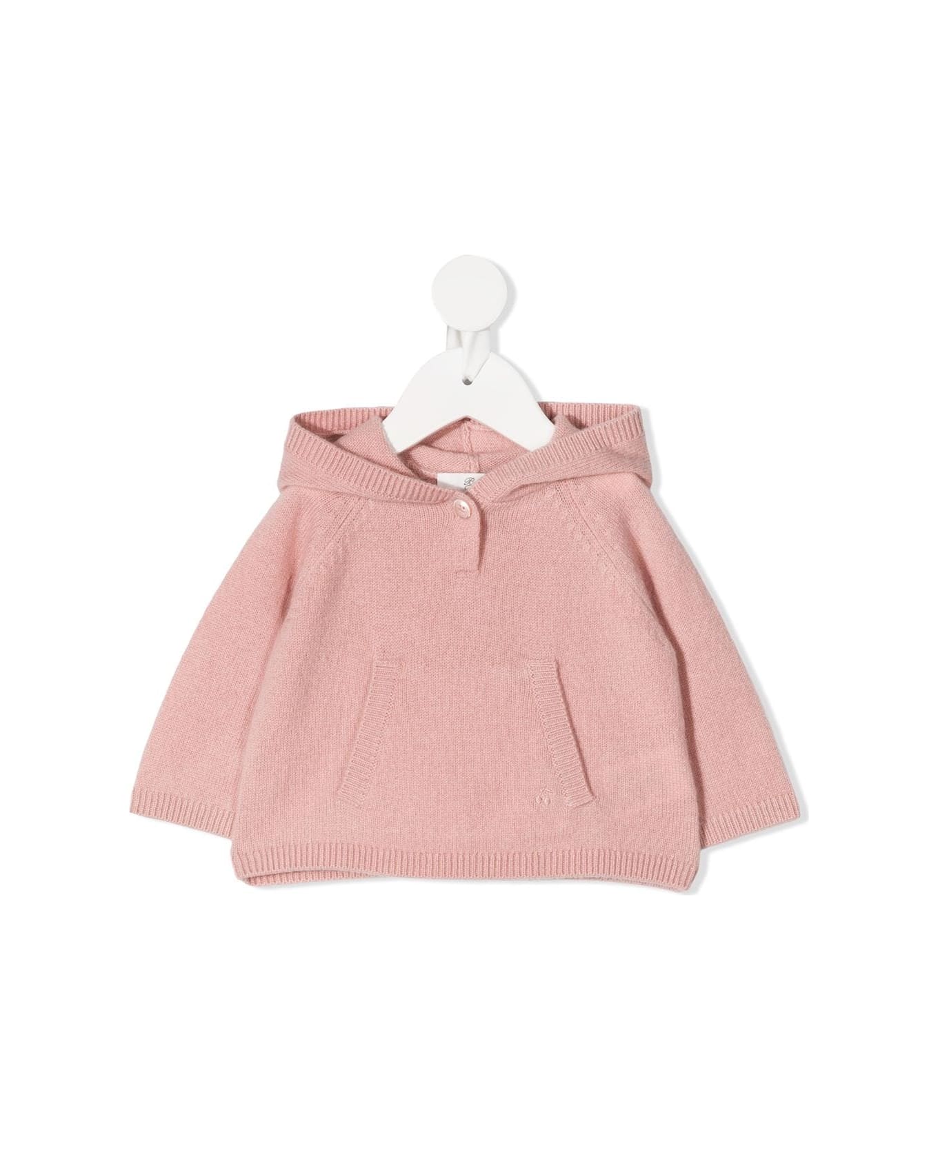 Bonpoint Faded Pink Baby Cashmere Sweater - Pink