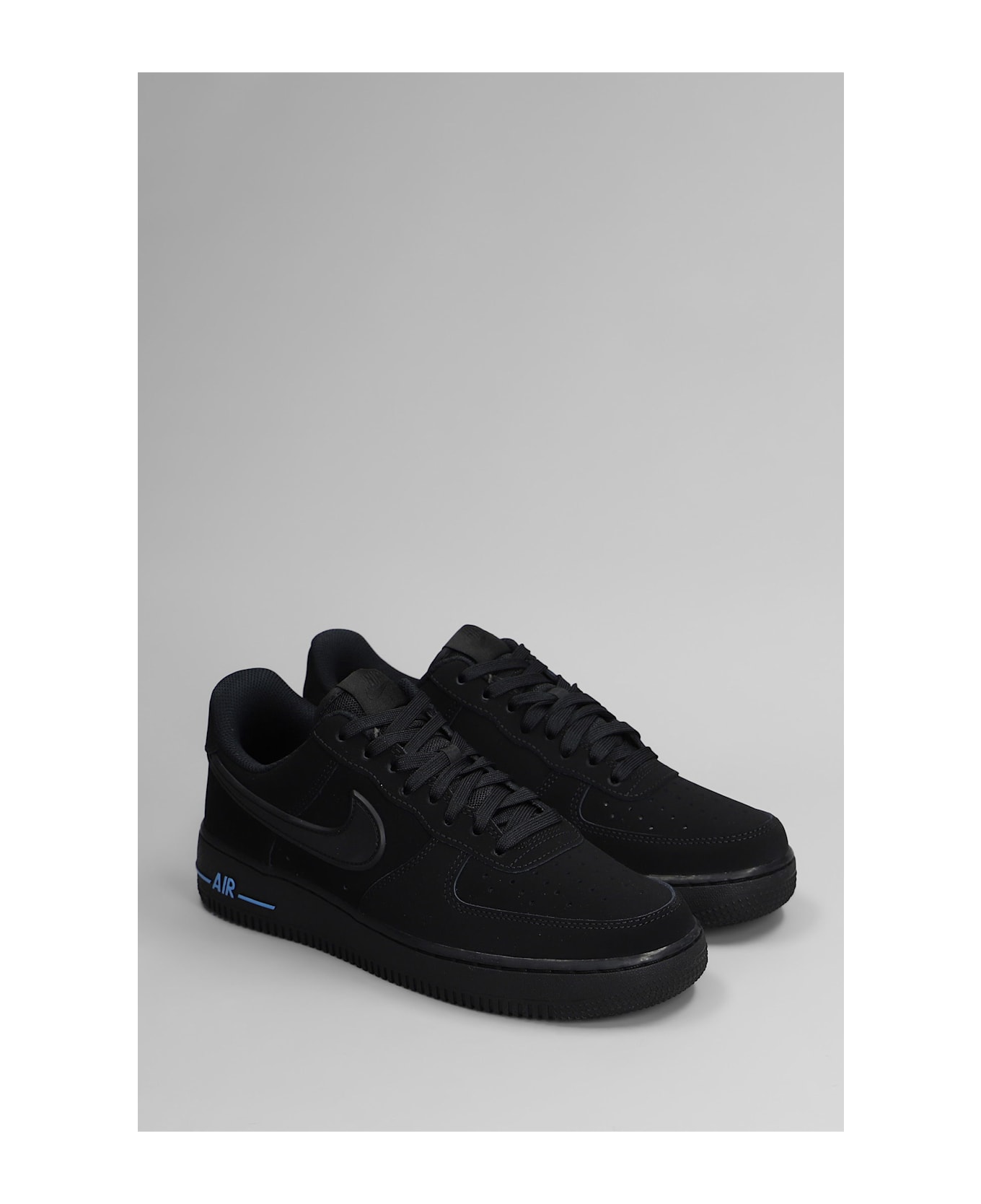 Nike Air Force 1 07 Sneakers In Black Nubuck - black