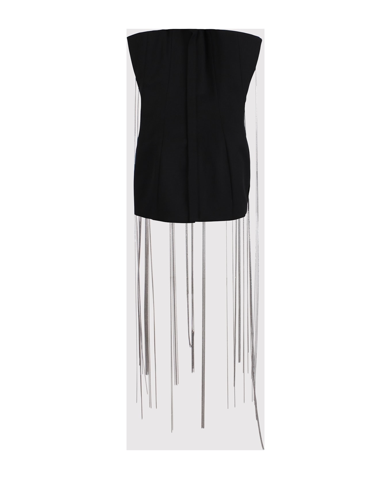 Victoria Beckham Corset Top With Chain Detail