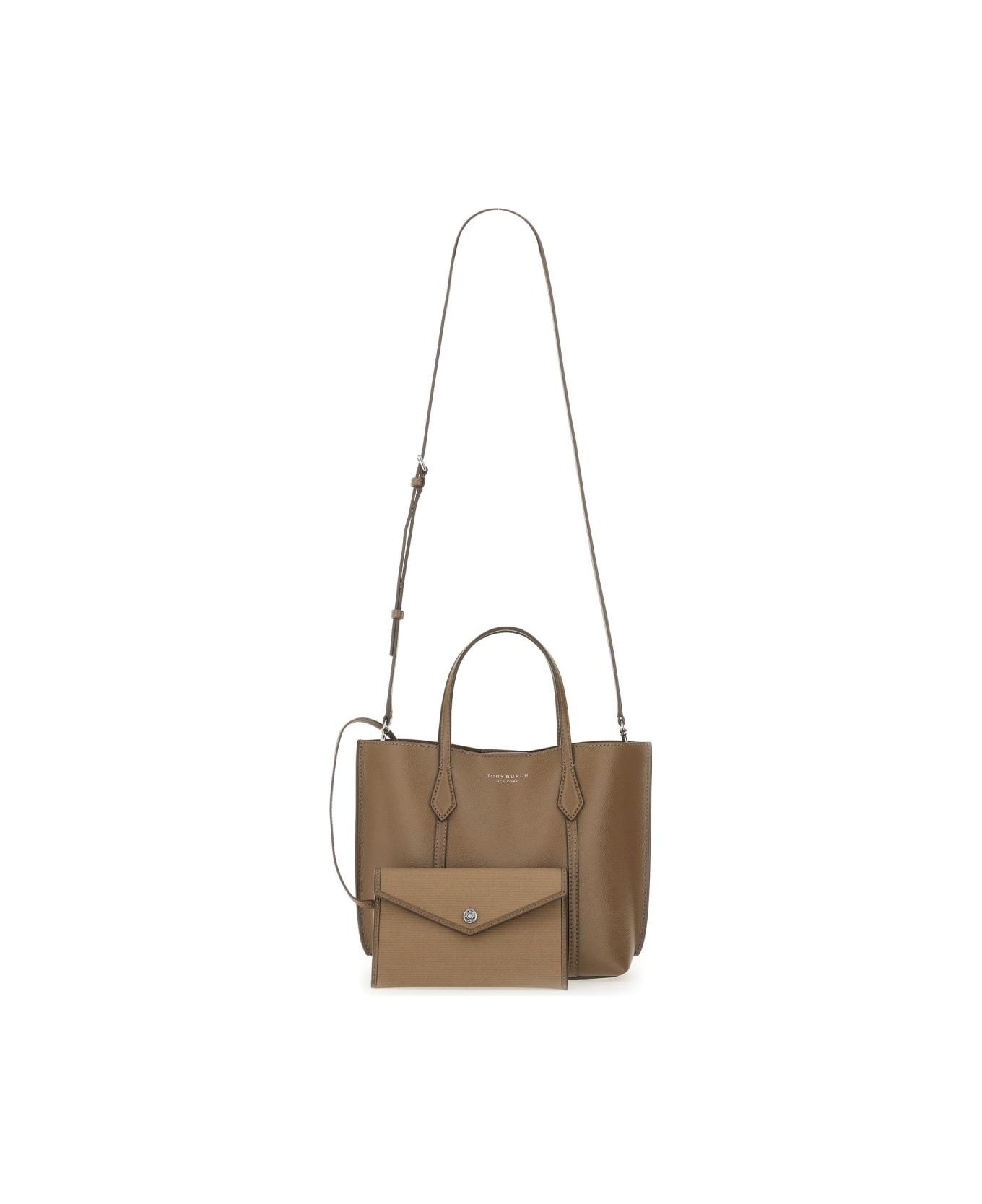 Tory Burch "perry" Shopping Bag - BEIGE