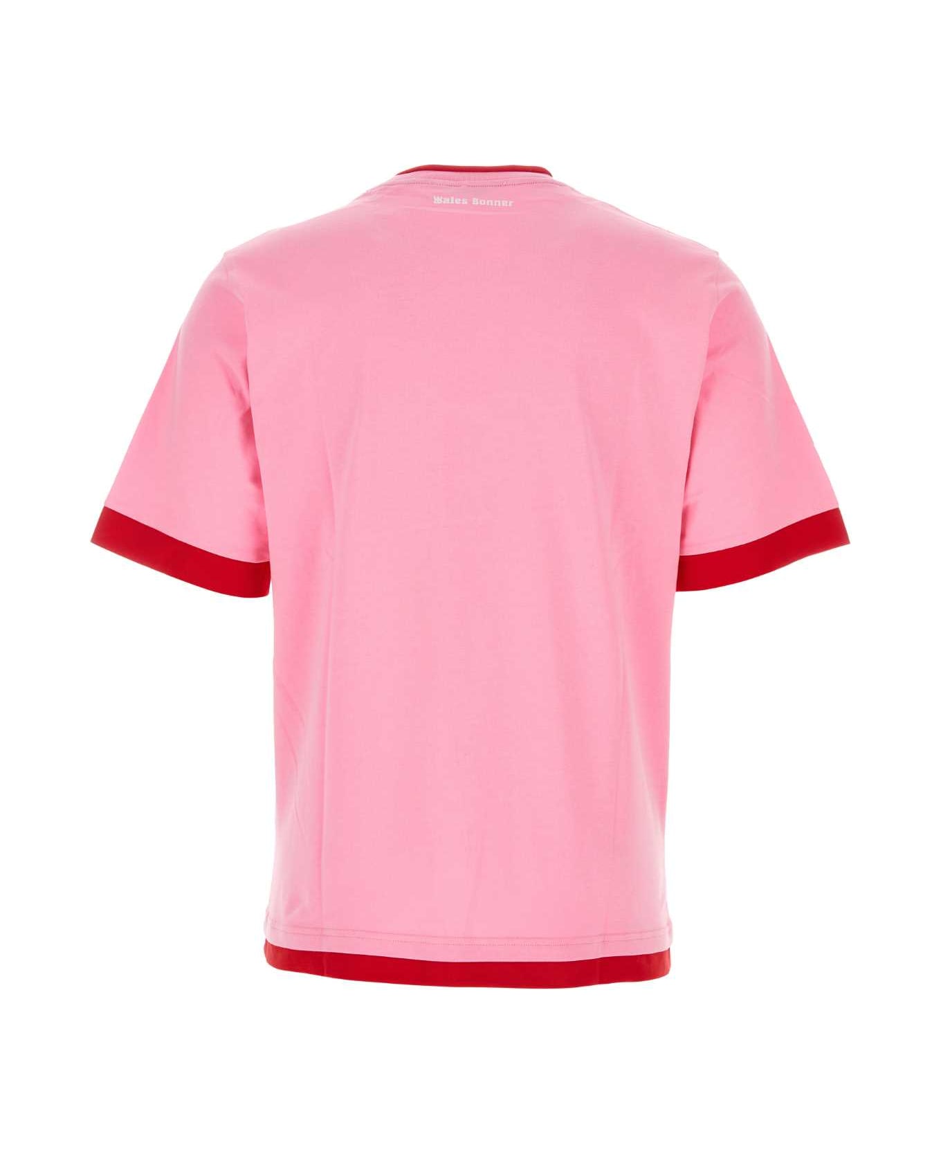 Wales Bonner Pink Cotton Marathon T-shirt - PINKANDRED