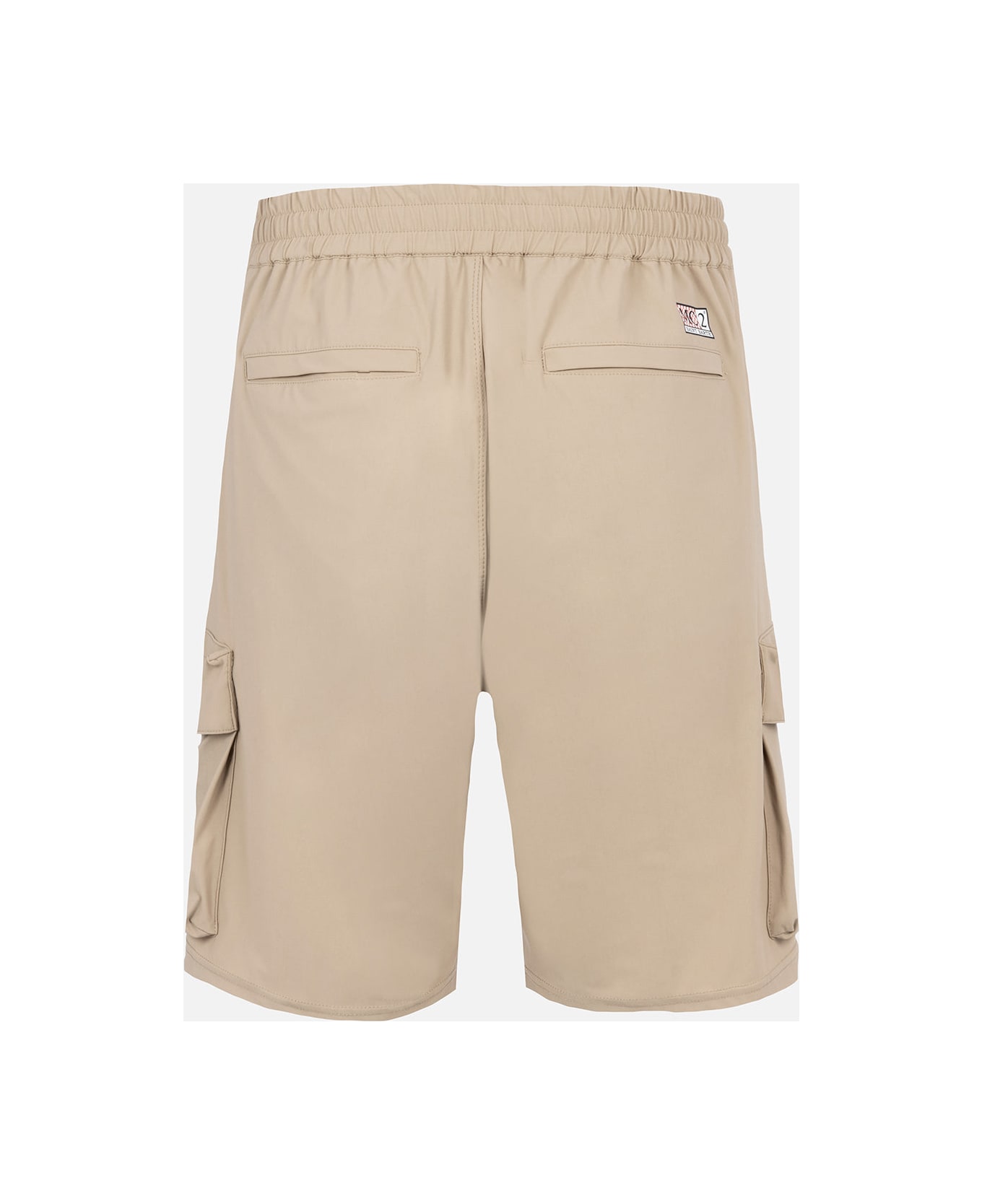 MC2 Saint Barth Man Beige Bermuda Shorts Deck - WHITE