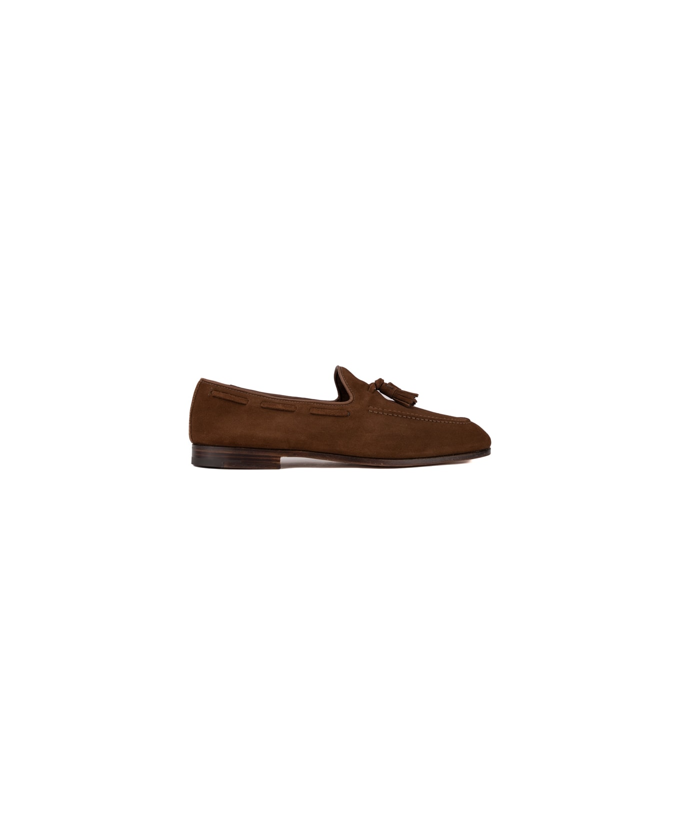 Church's Suede Loafers With Tassels - Burnt