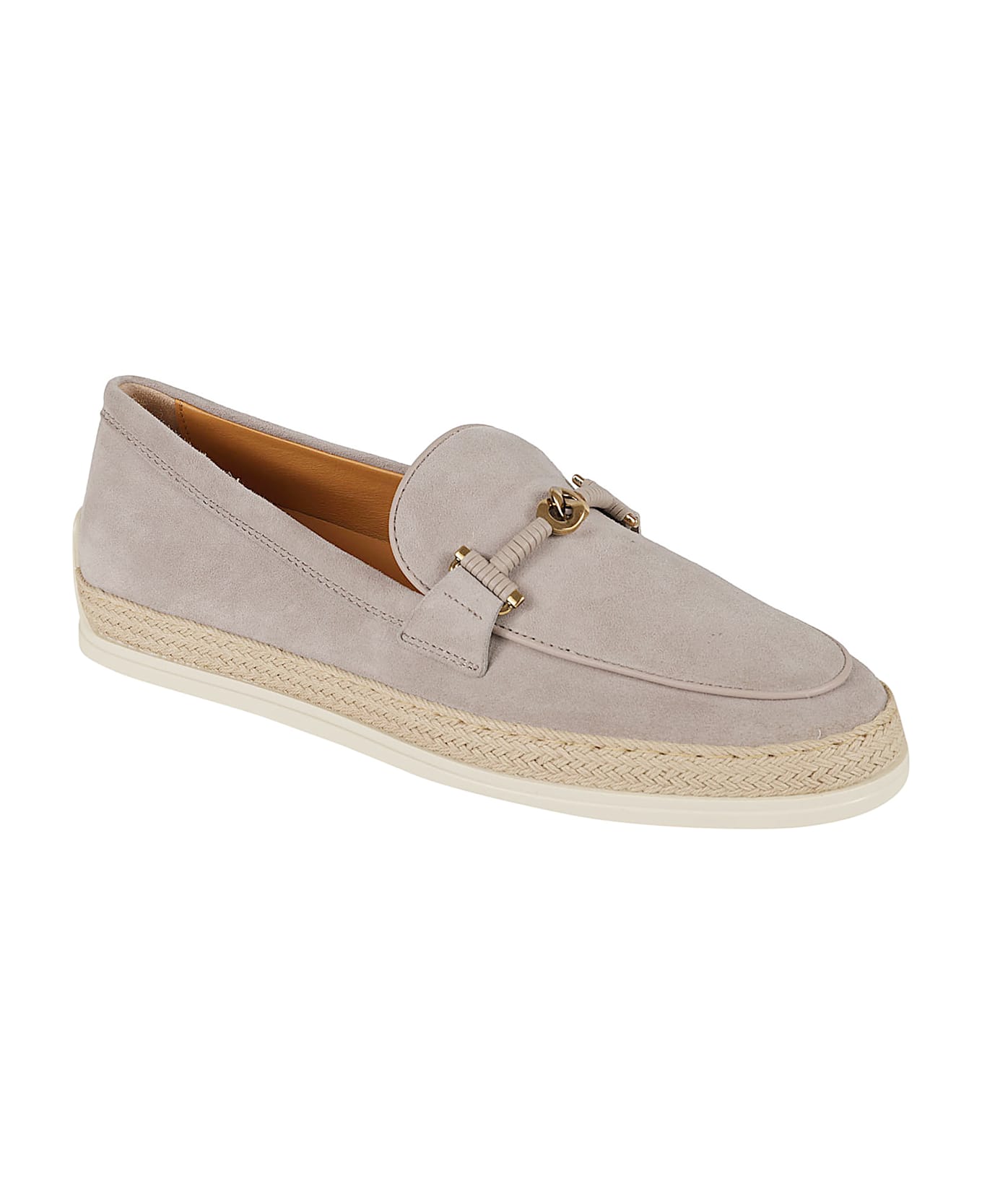 Tod's 92k Mocass T-ring Loafers - Beige