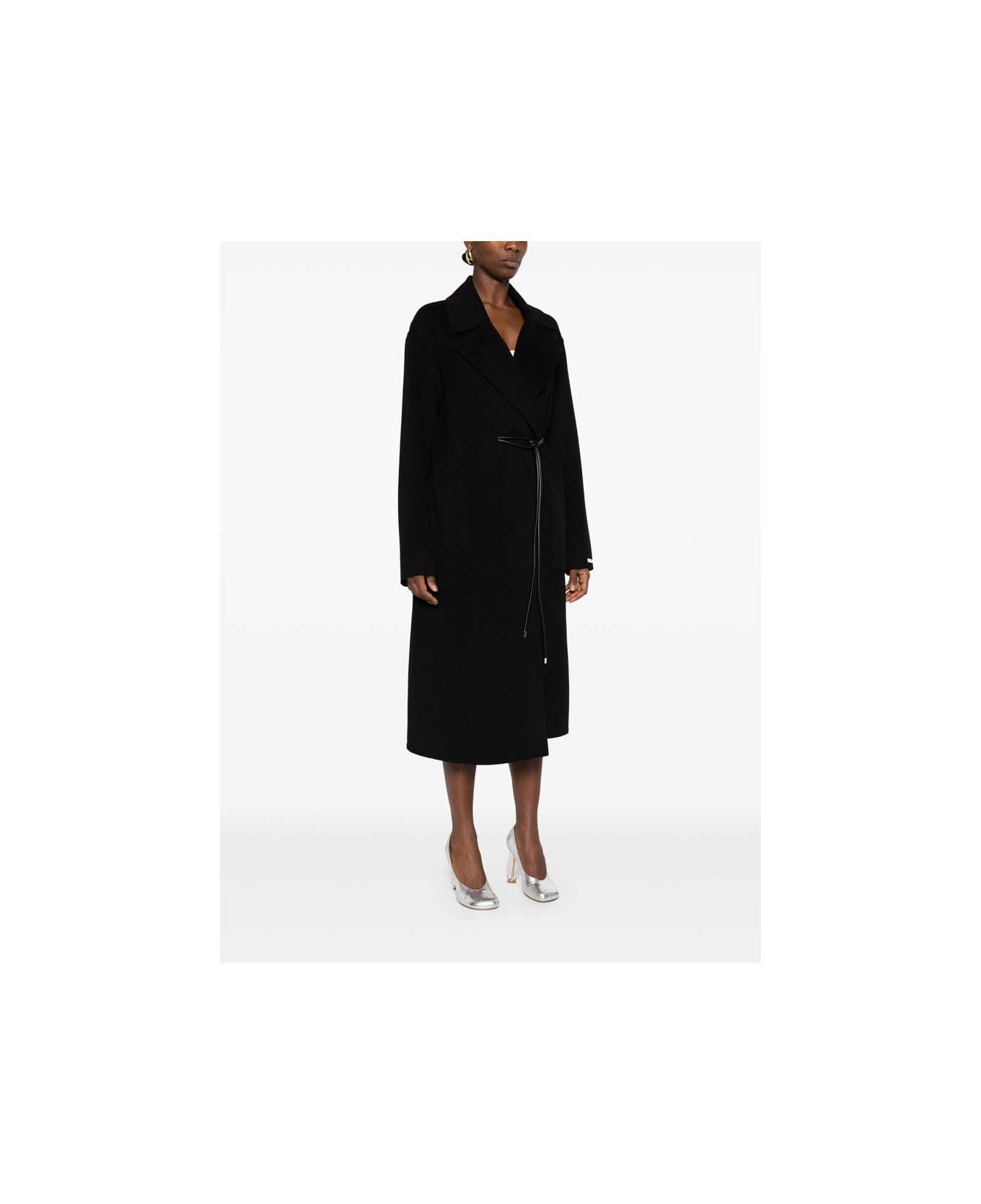 SportMax Coat - BLACK