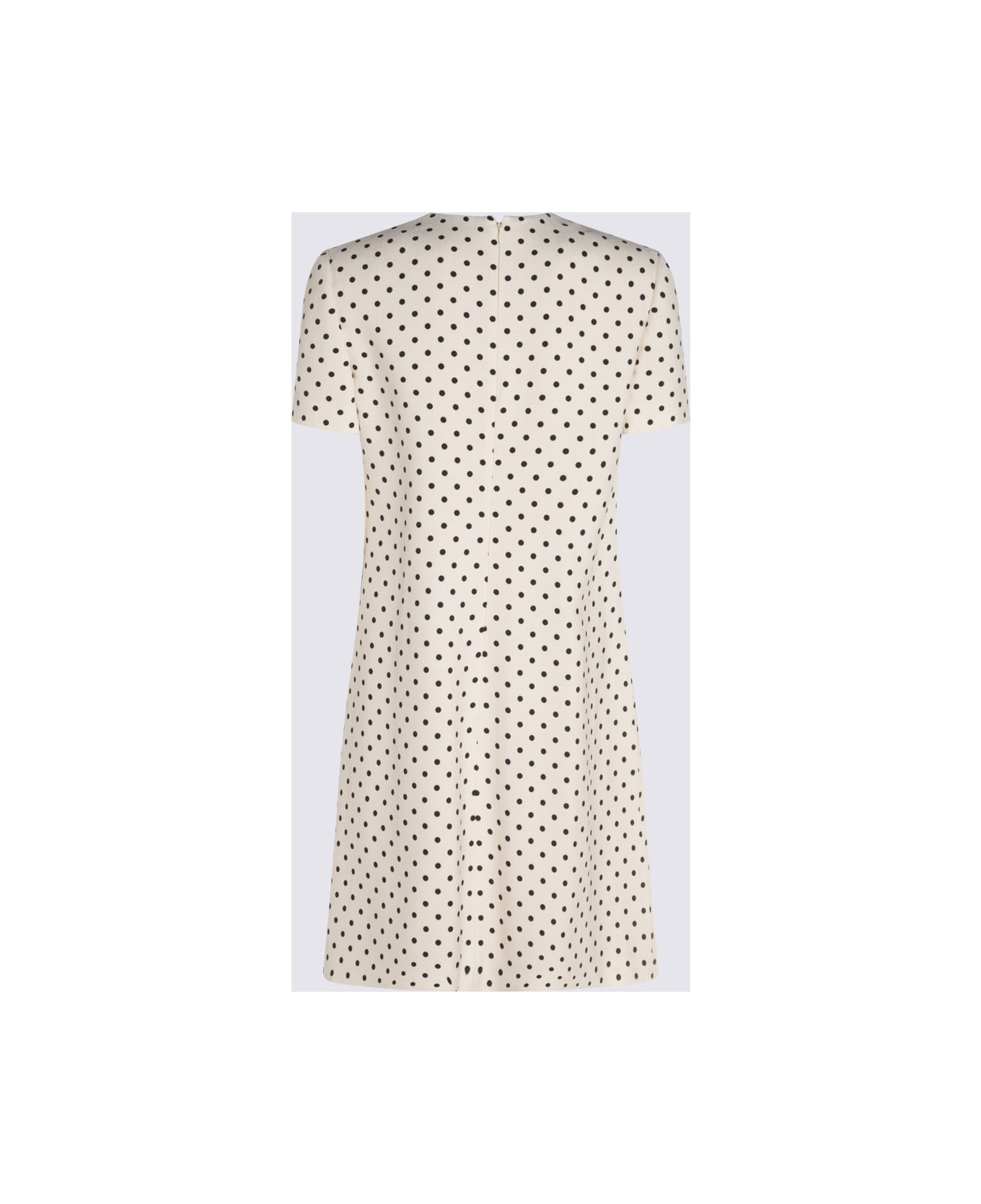 Valentino White Mini Dress - BETULLA/NERO