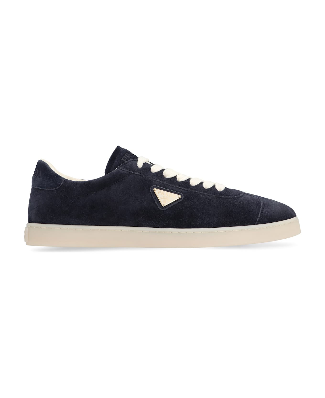 Prada Lane Suede Sneakers - blue