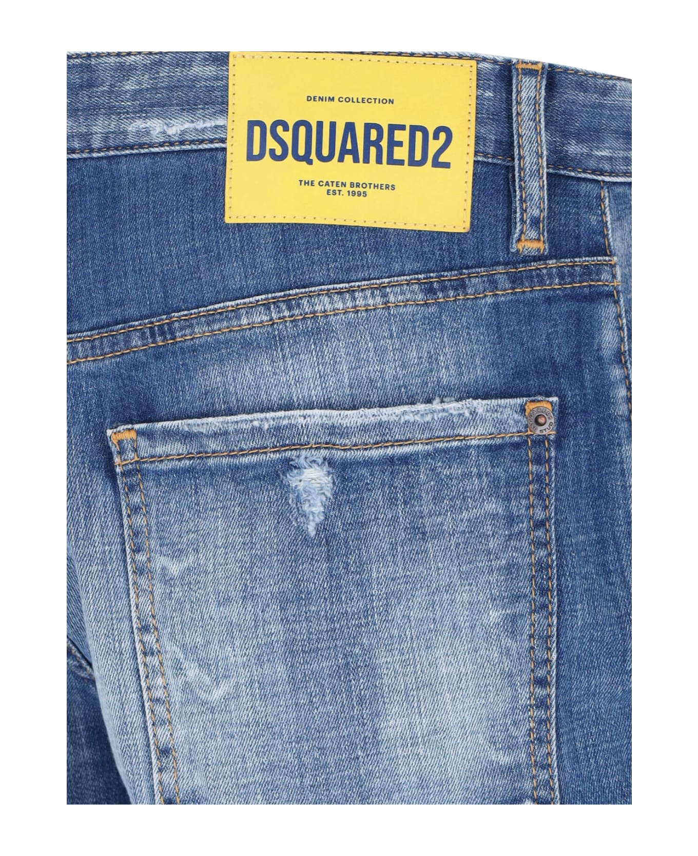 Dsquared2 Denim Shorts - Light Blue