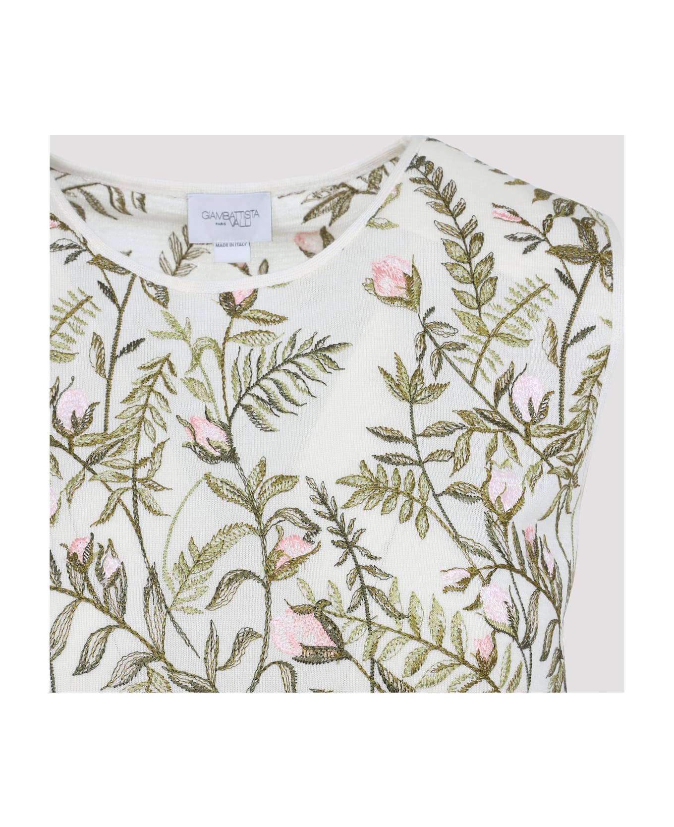 Giambattista Valli Cashmere And Silk Top - Ivory