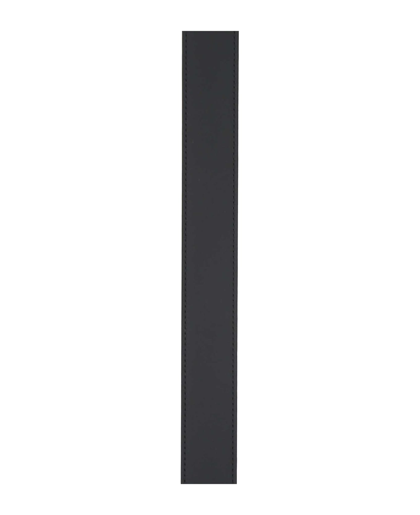 Ferragamo Black Leather Reversible Belt - NERHIC