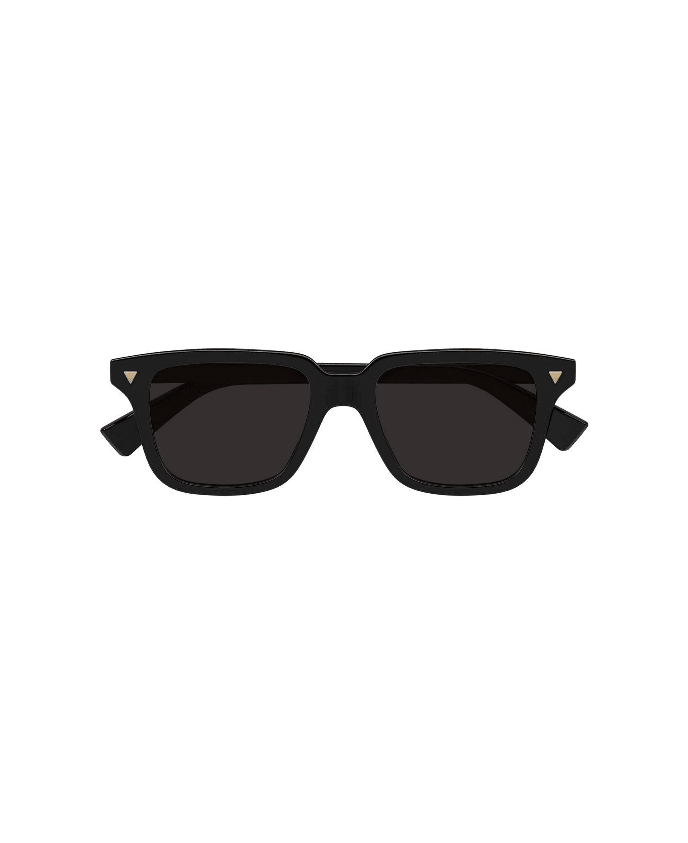 Bottega Veneta Square Frame Sunglasses - Black-black-grey