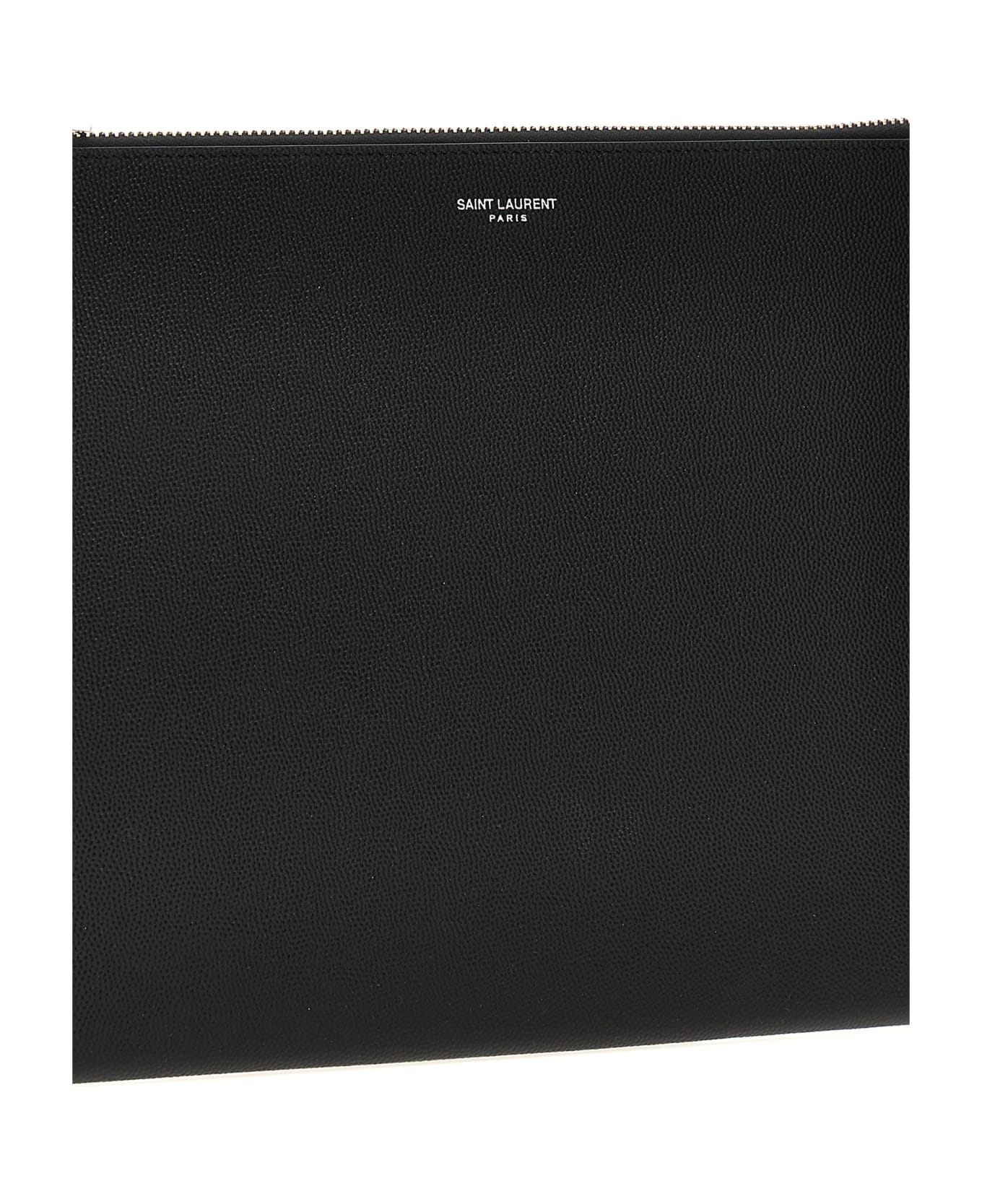 Saint Laurent Logo I-pad Holder - Black   デジタルアクセサリー