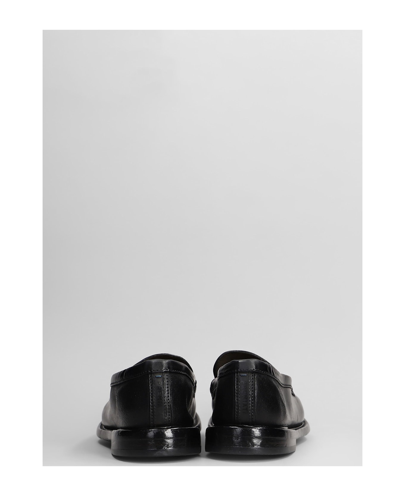 Premiata Loafers In Black Leather - black