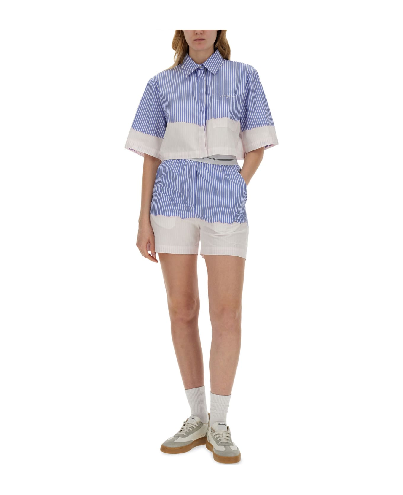 MSGM Shirt With Faded Treatment