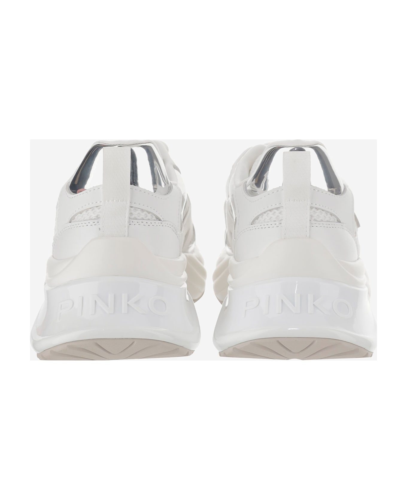 Pinko Sneakers Ariel - MIRROR WHITE/SILVER スニーカー