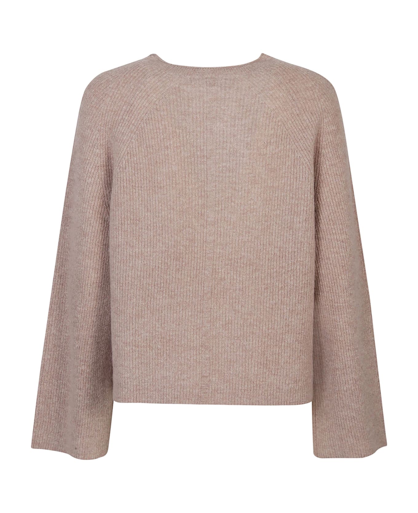 360Cashmere Sophie Trapeze Round Neck Sweater - Toast