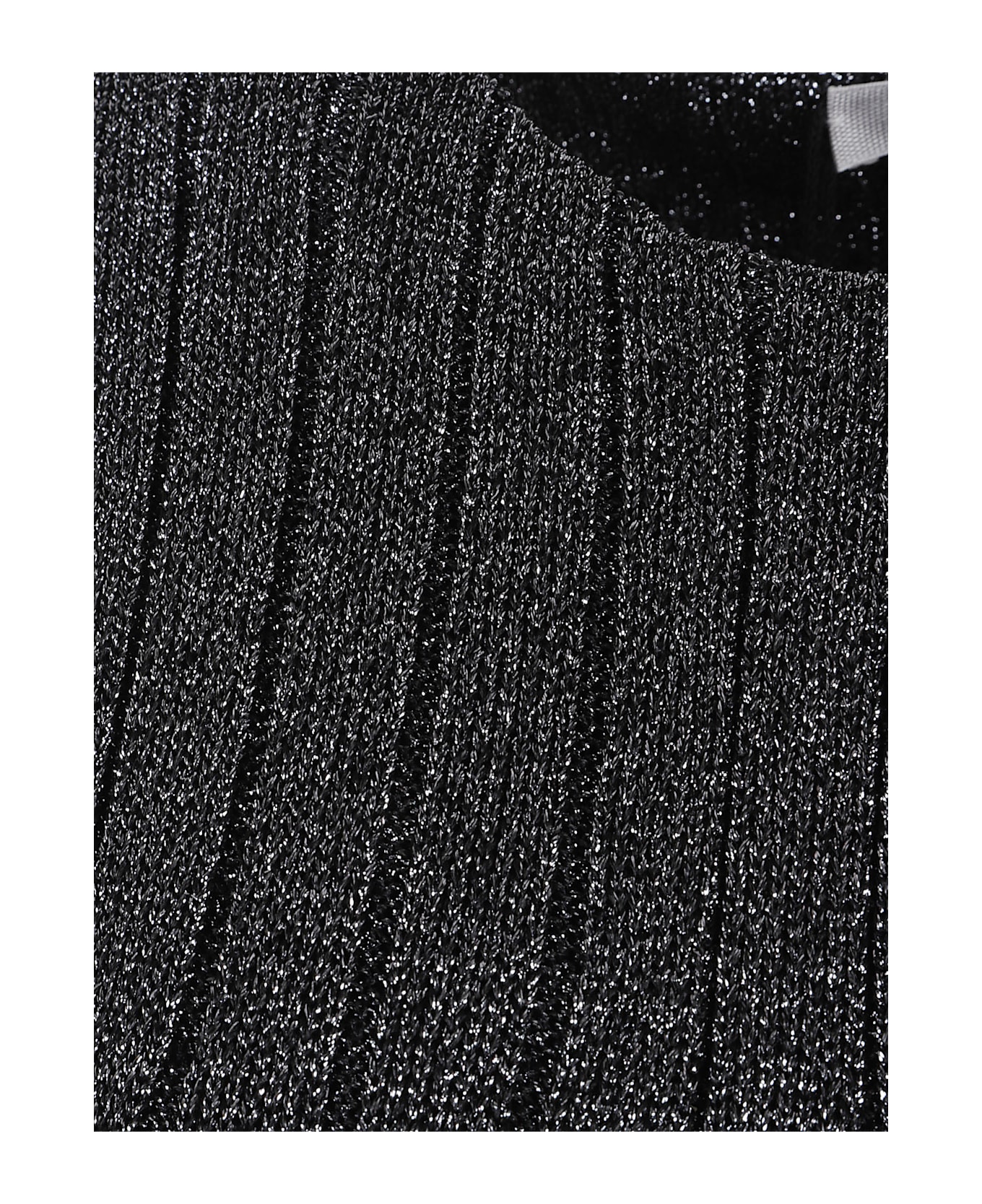 Charlott Gilet Lana Lurex - Grigio