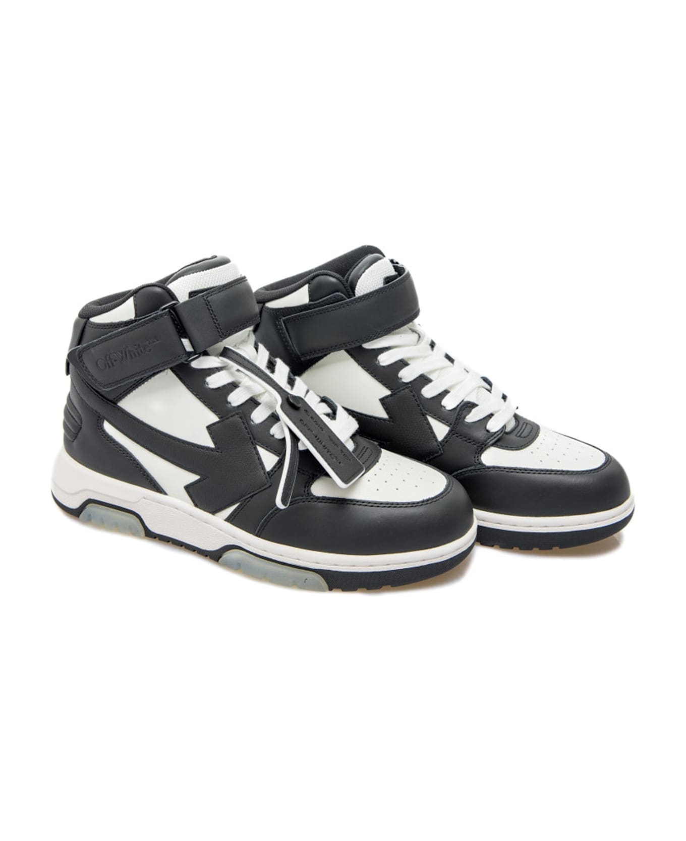 Off-White Off White Out Of Office Mid Top Sneakers - Black