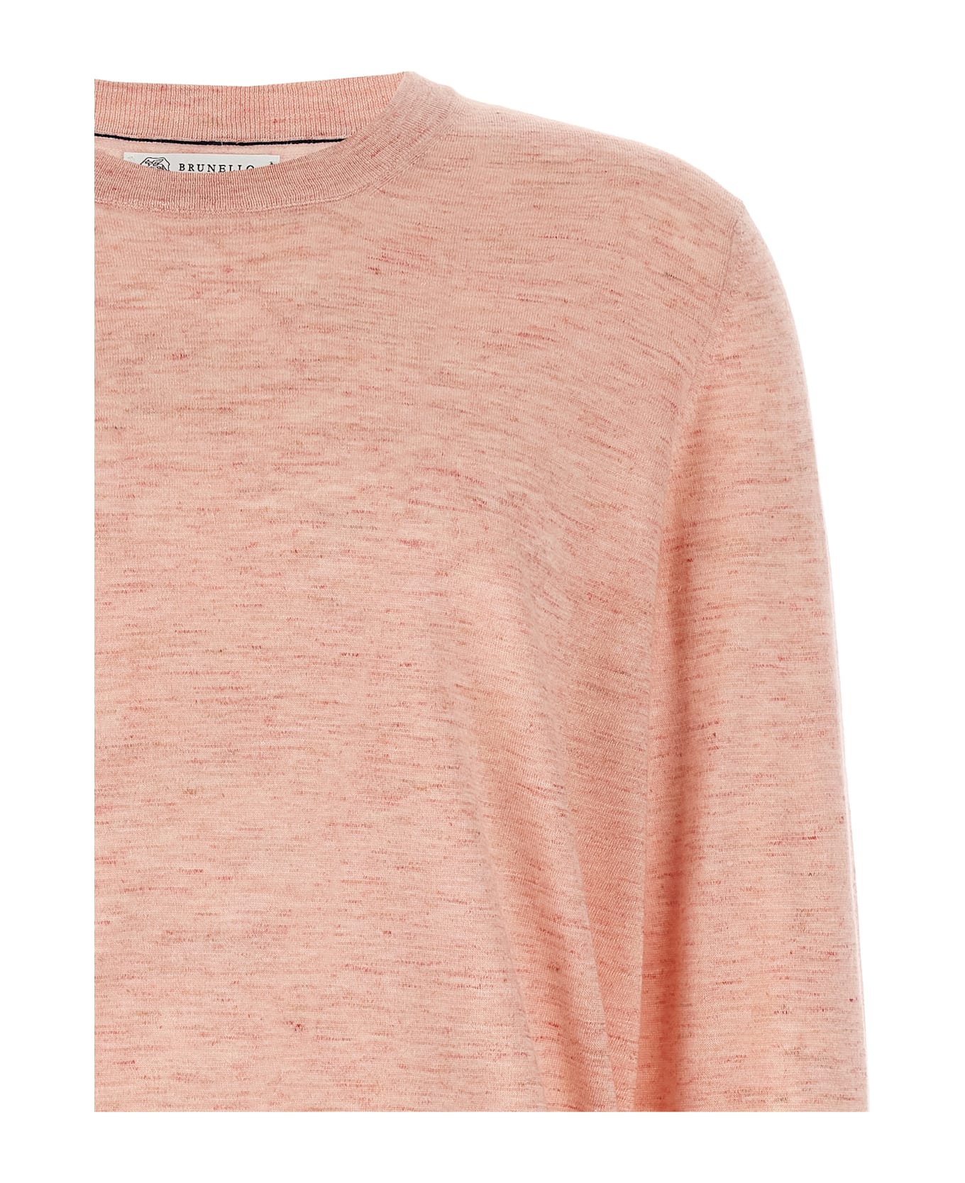Brunello Cucinelli Melange Effect Sweater - Pink