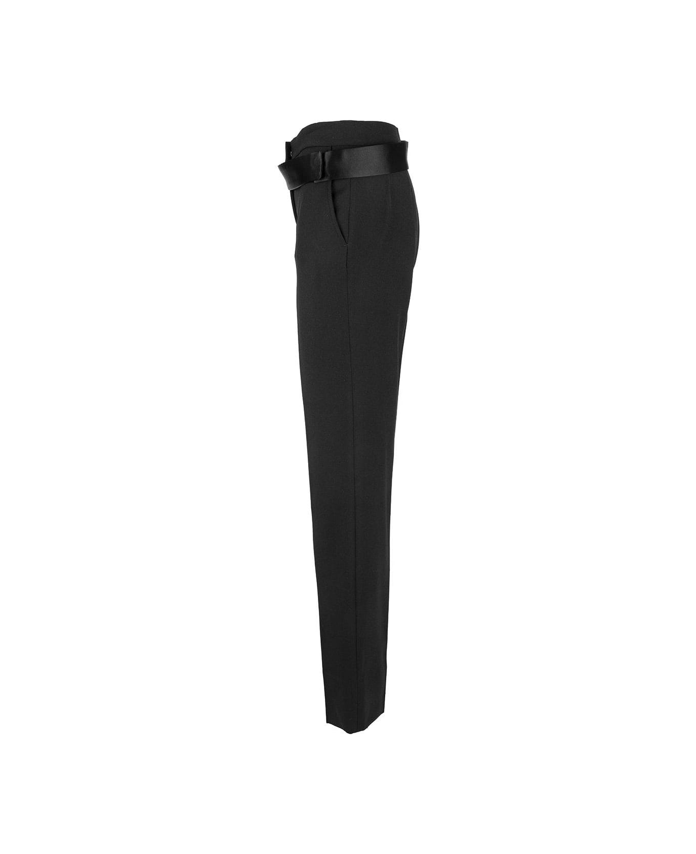 Stella McCartney Twill Tailored Dinner Trousers - Black