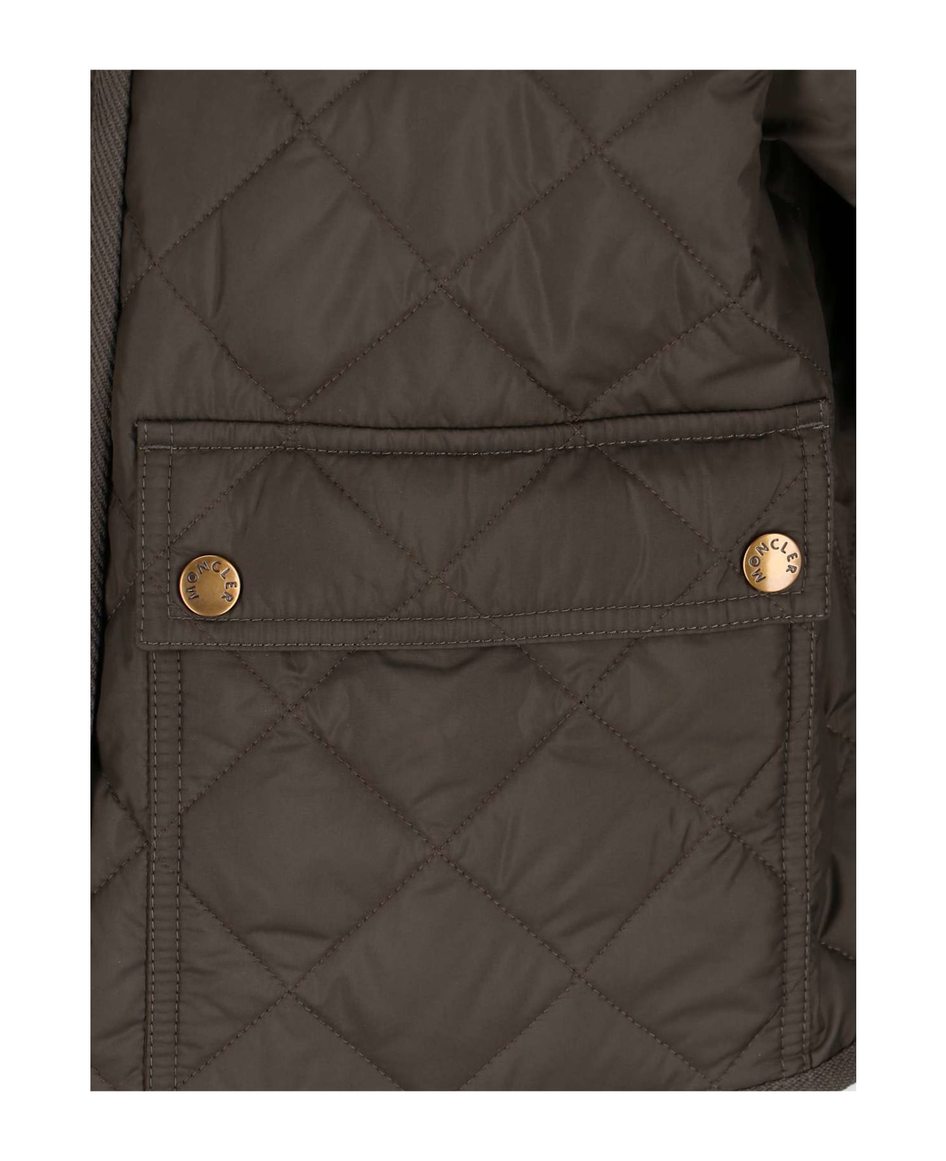Moncler 
chitre
 Crop Shirt Jacket - Green コート＆ジャケット